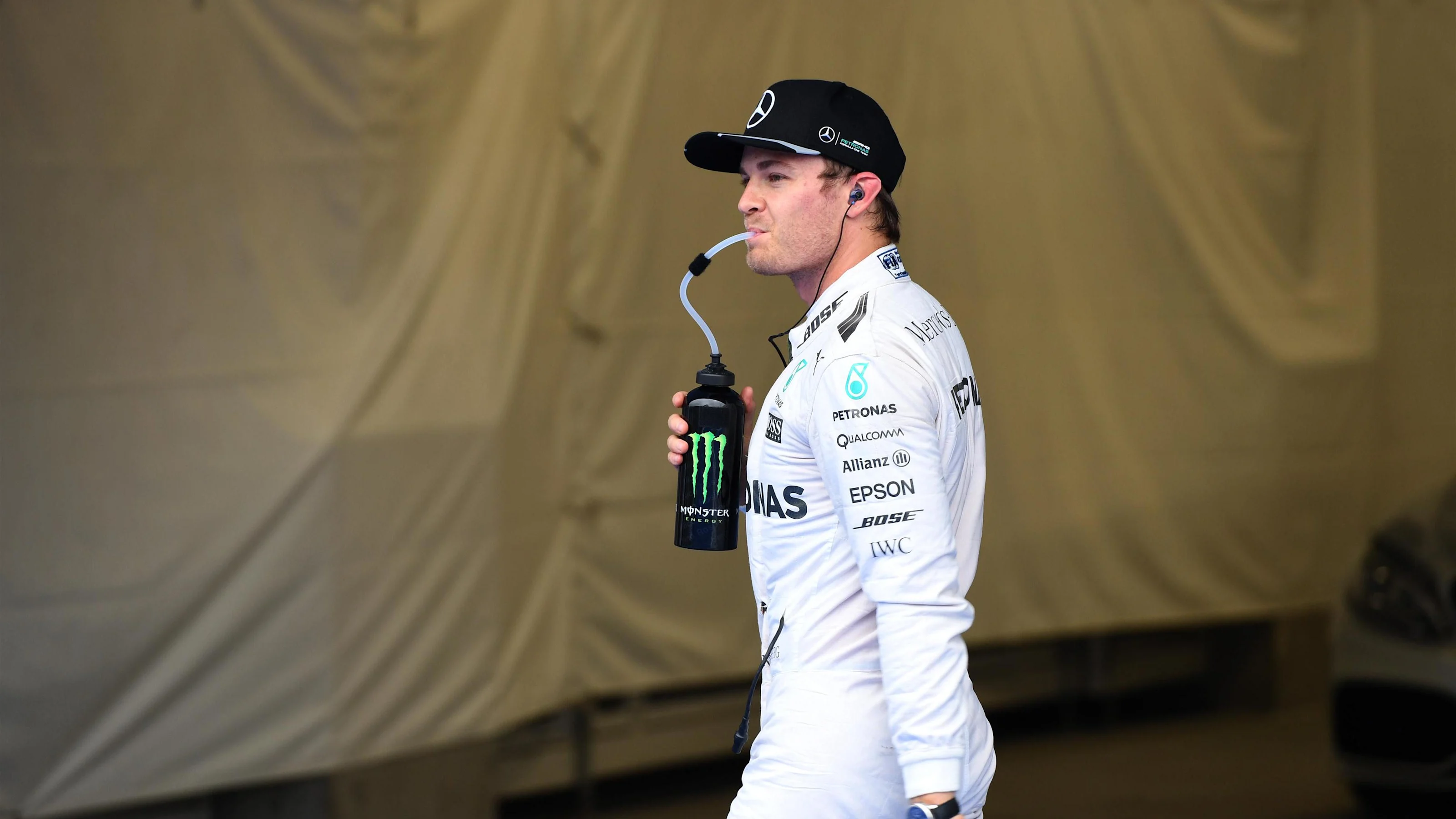 Pole sitter Nico Rosberg (GER) Mercedes AMG F1 in parc ferme at Formula One World Championship,