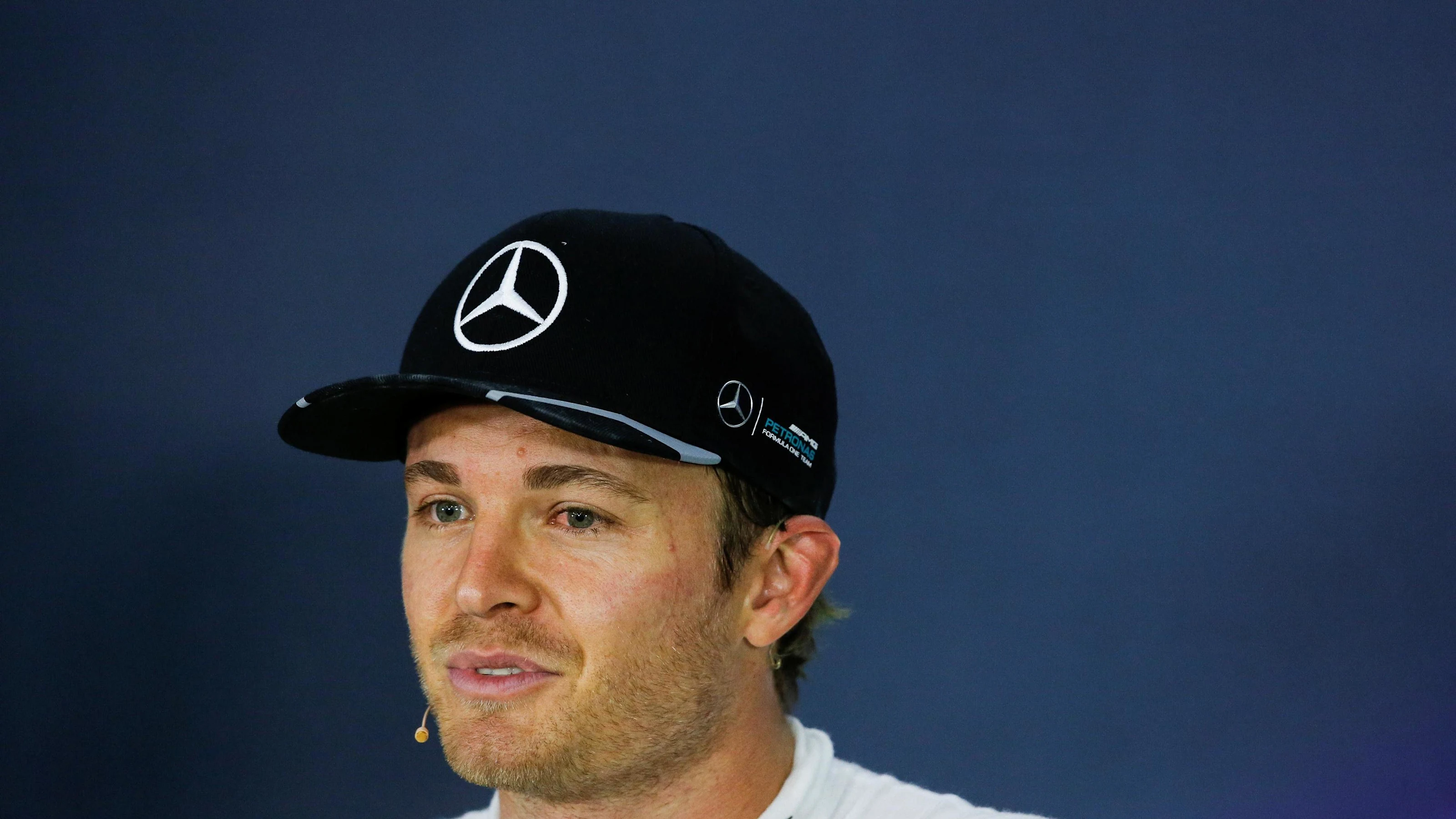 Nico Rosberg (GER) Mercedes AMG F1 in the Press Conference at Formula One World Championship, Rd17,
