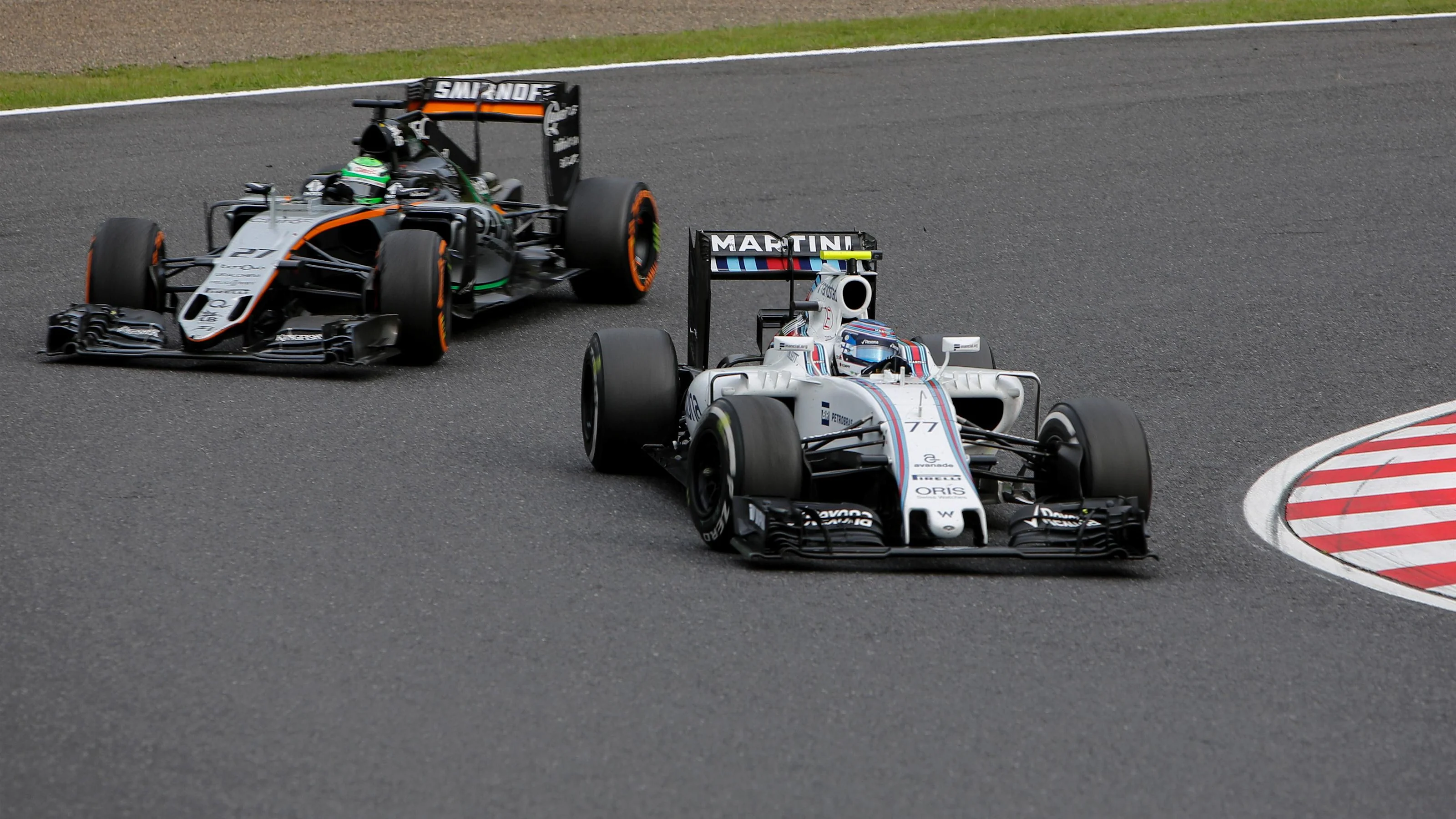 Valtteri Bottas (FIN) Williams FW38 at Formula One World Championship, Rd17, Japanese Grand Prix,