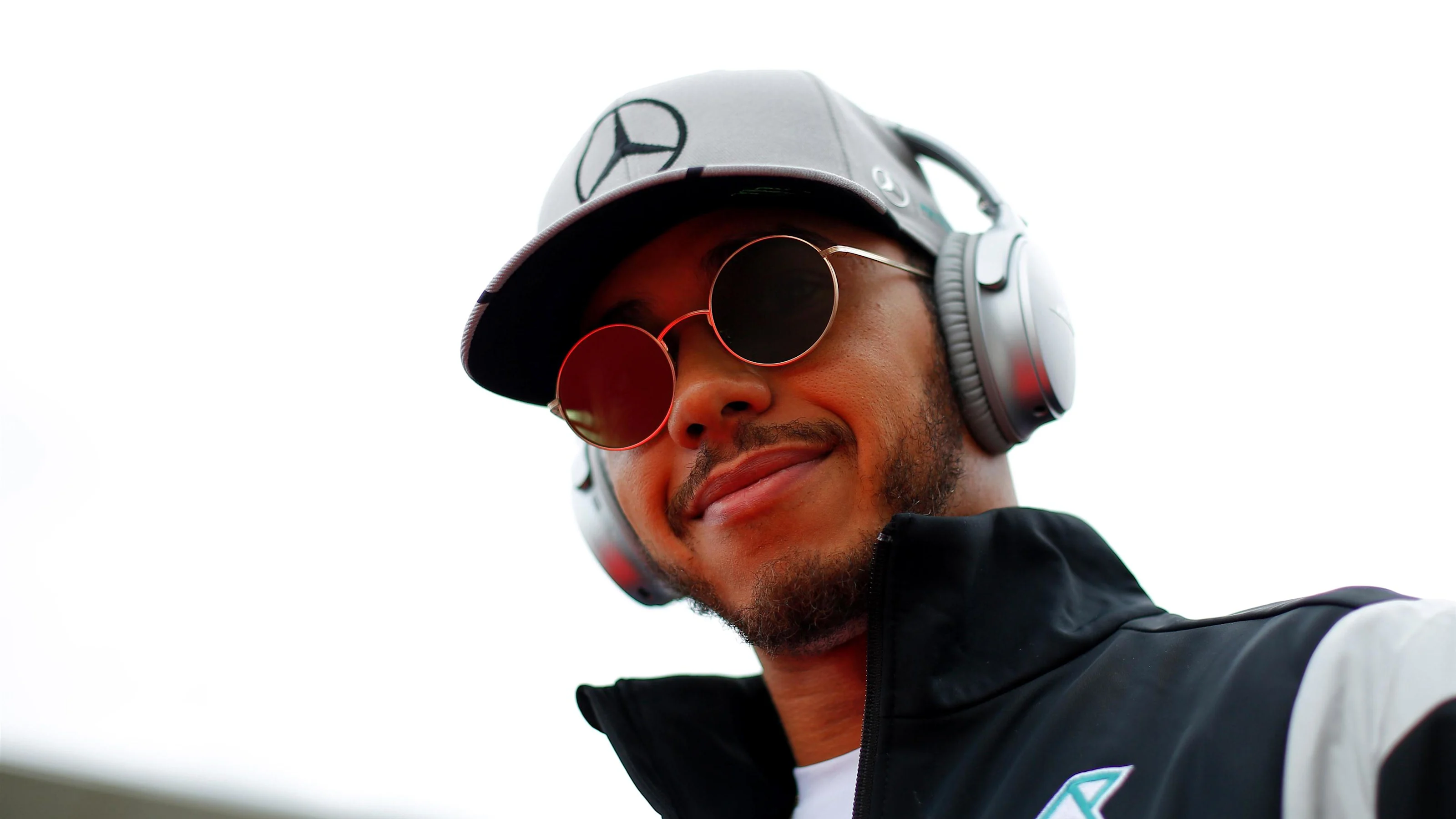 Lewis Hamilton (GBR) Mercedes AMG F1 on the drivers parade at Formula One World Championship, Rd17,