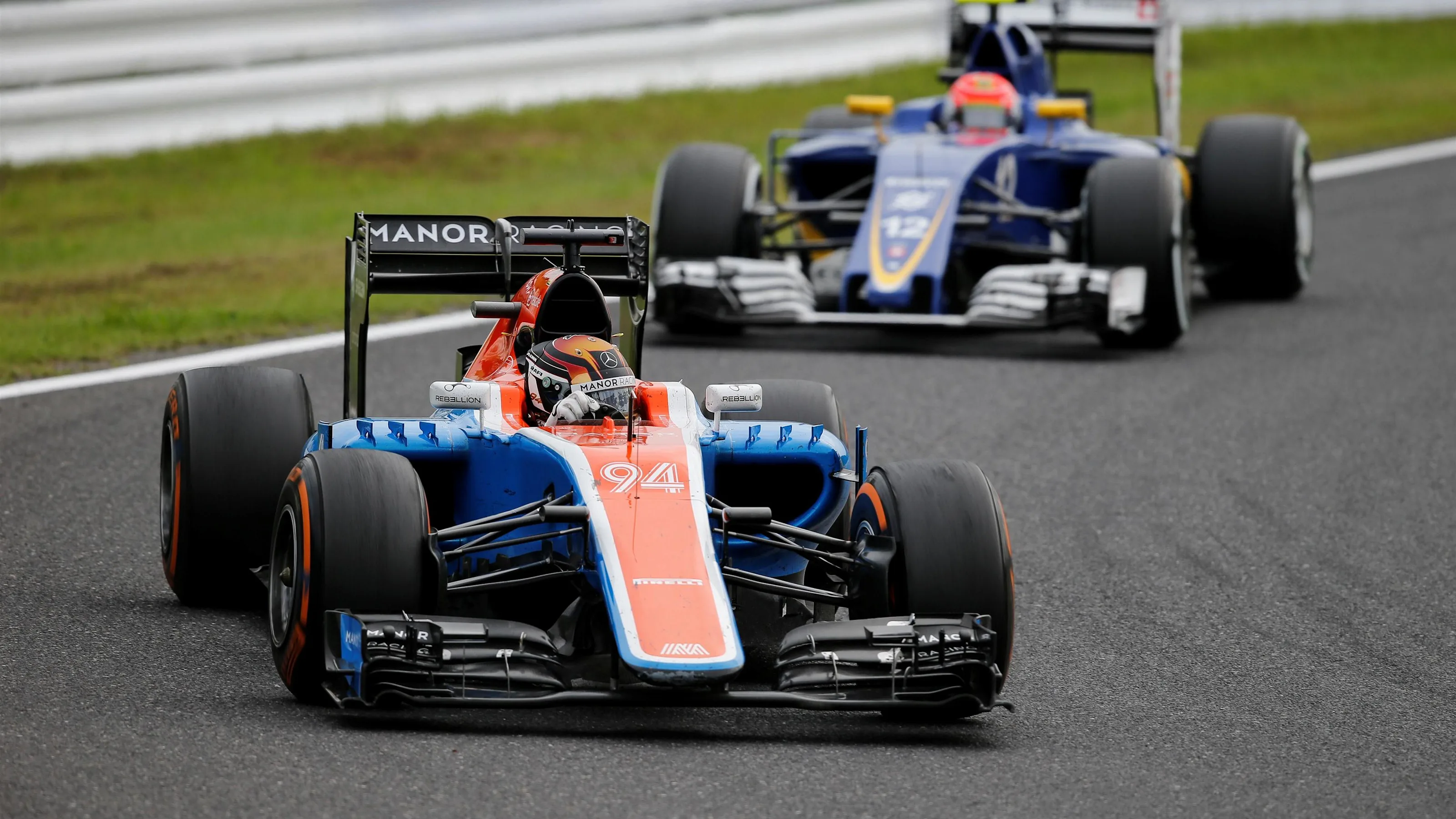 Pascal Wehrlein (GER) Manor Racing MRT05 at Formula One World Championship, Rd17, Japanese Grand