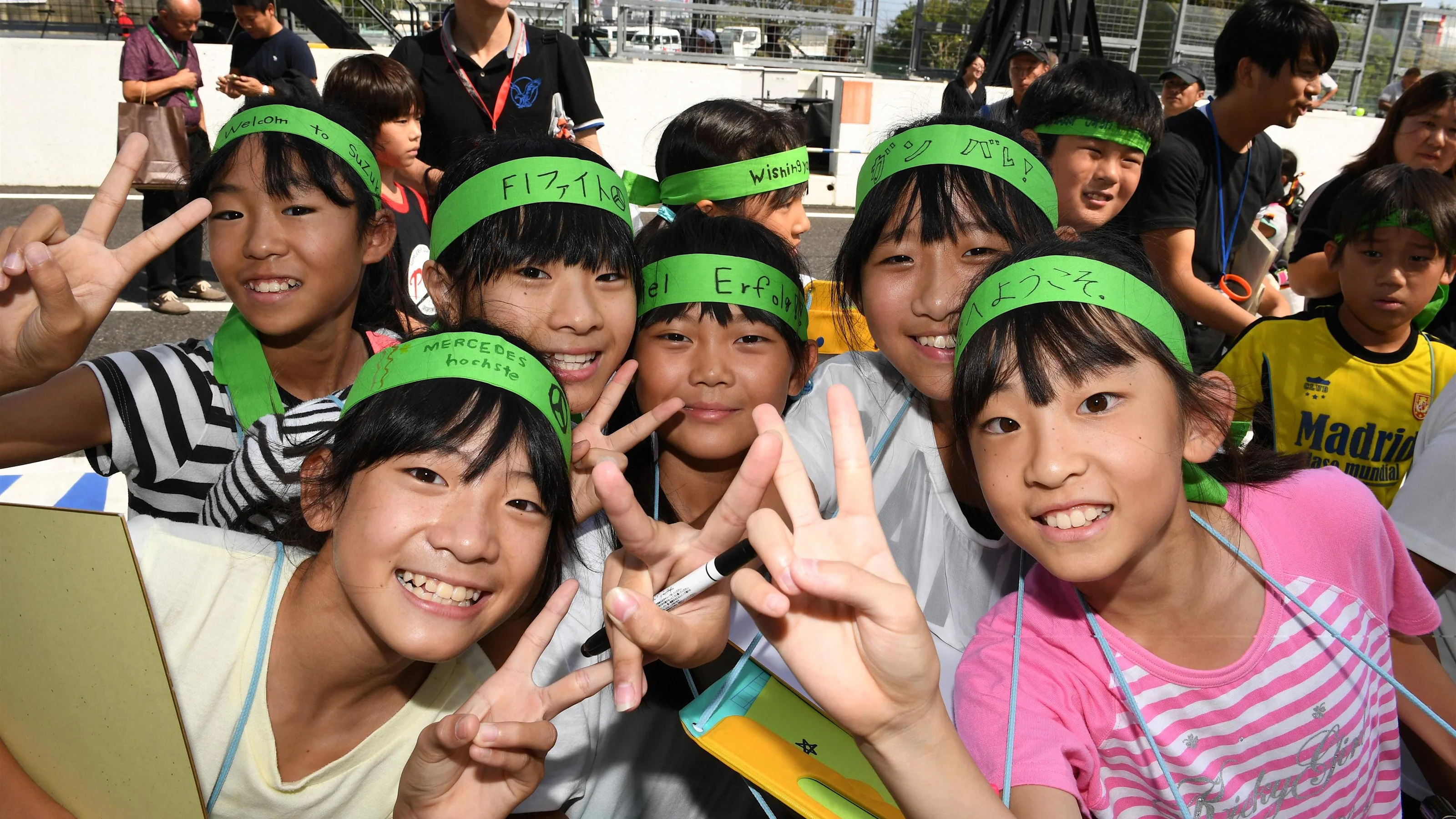 Fans at Formula One World Championship, Rd17, Japanese Grand Prix, Preparations, Suzuka, Japan,