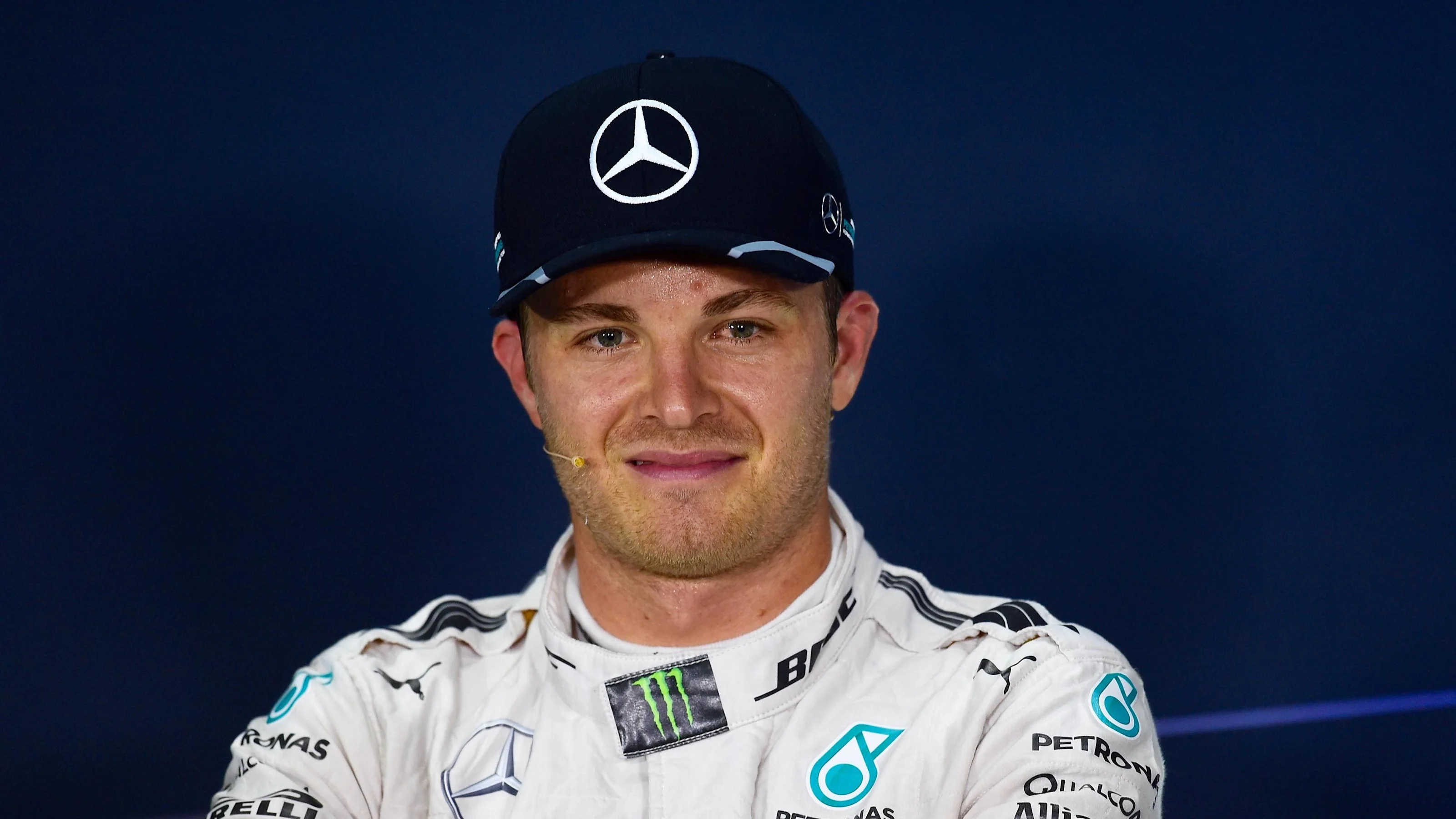 Nico Rosberg (GER) Mercedes AMG F1 in the Press Conference at Formula One World Championship, Rd16,