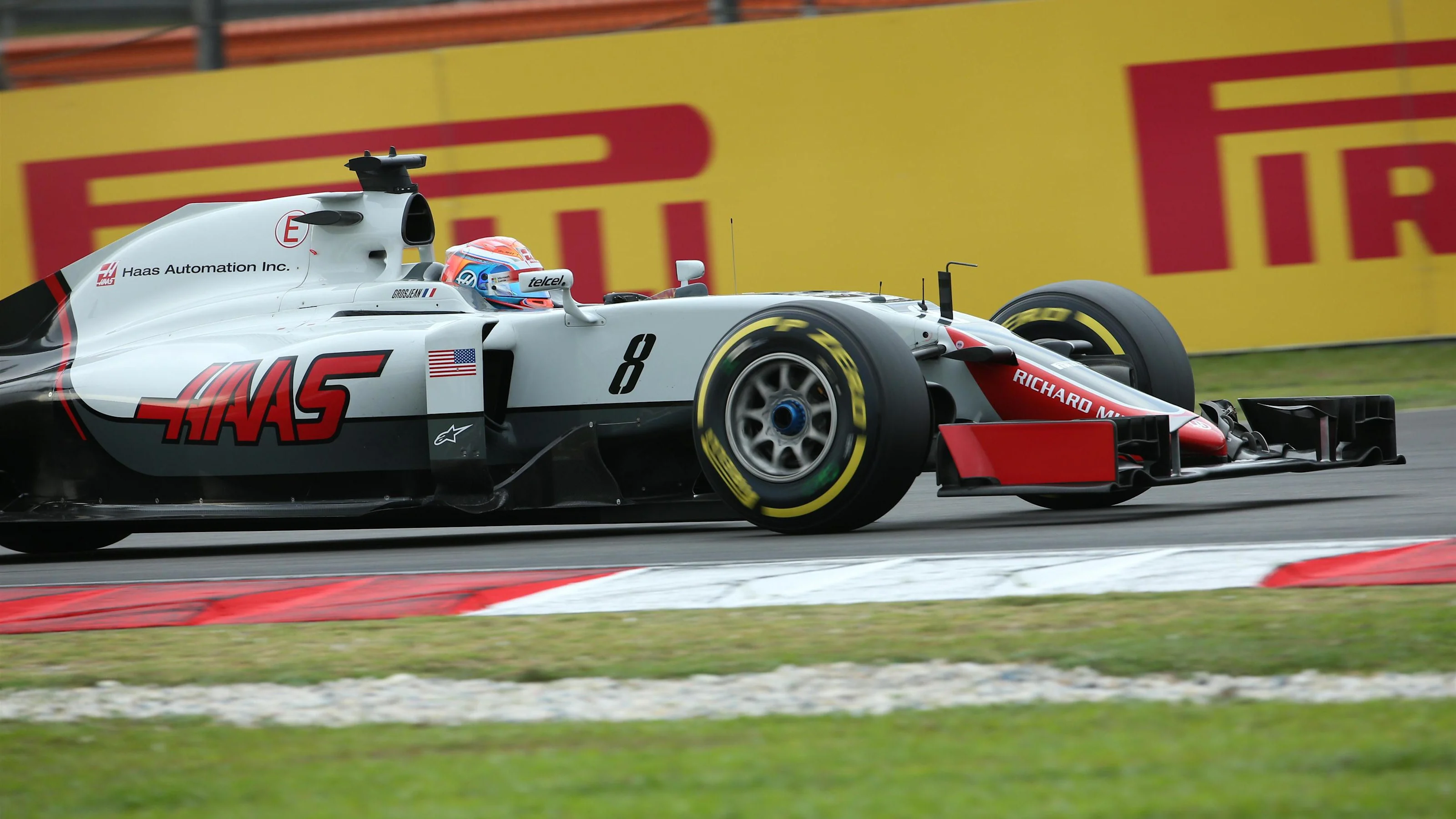 Romain Grosjean (FRA) Haas VF-16 at Formula One World Championship, Rd16, Malaysian Grand Prix,