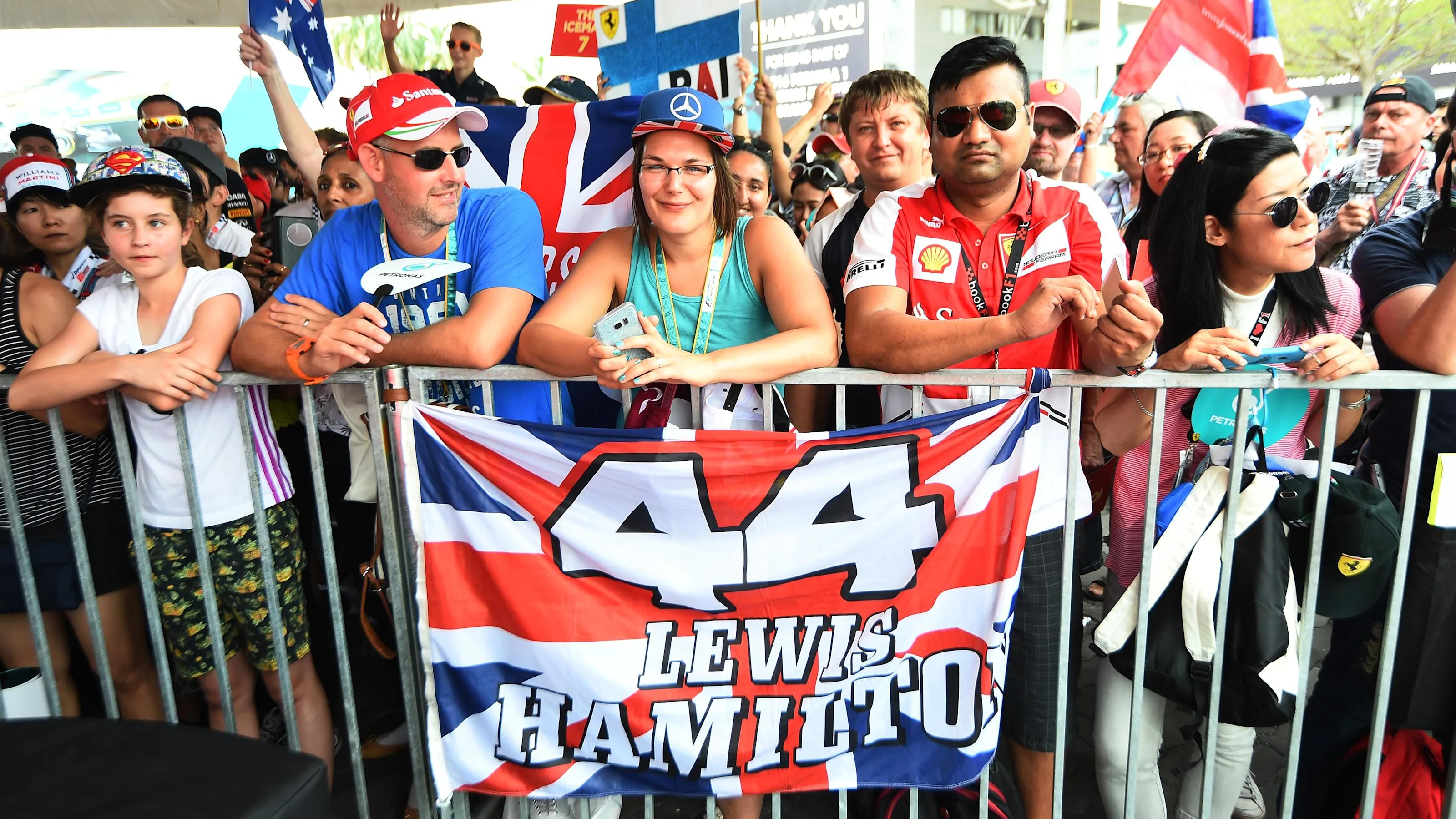 Fans at Formula One World Championship, Rd16, Malaysian Grand Prix, Race,  Sepang, Malaysia,