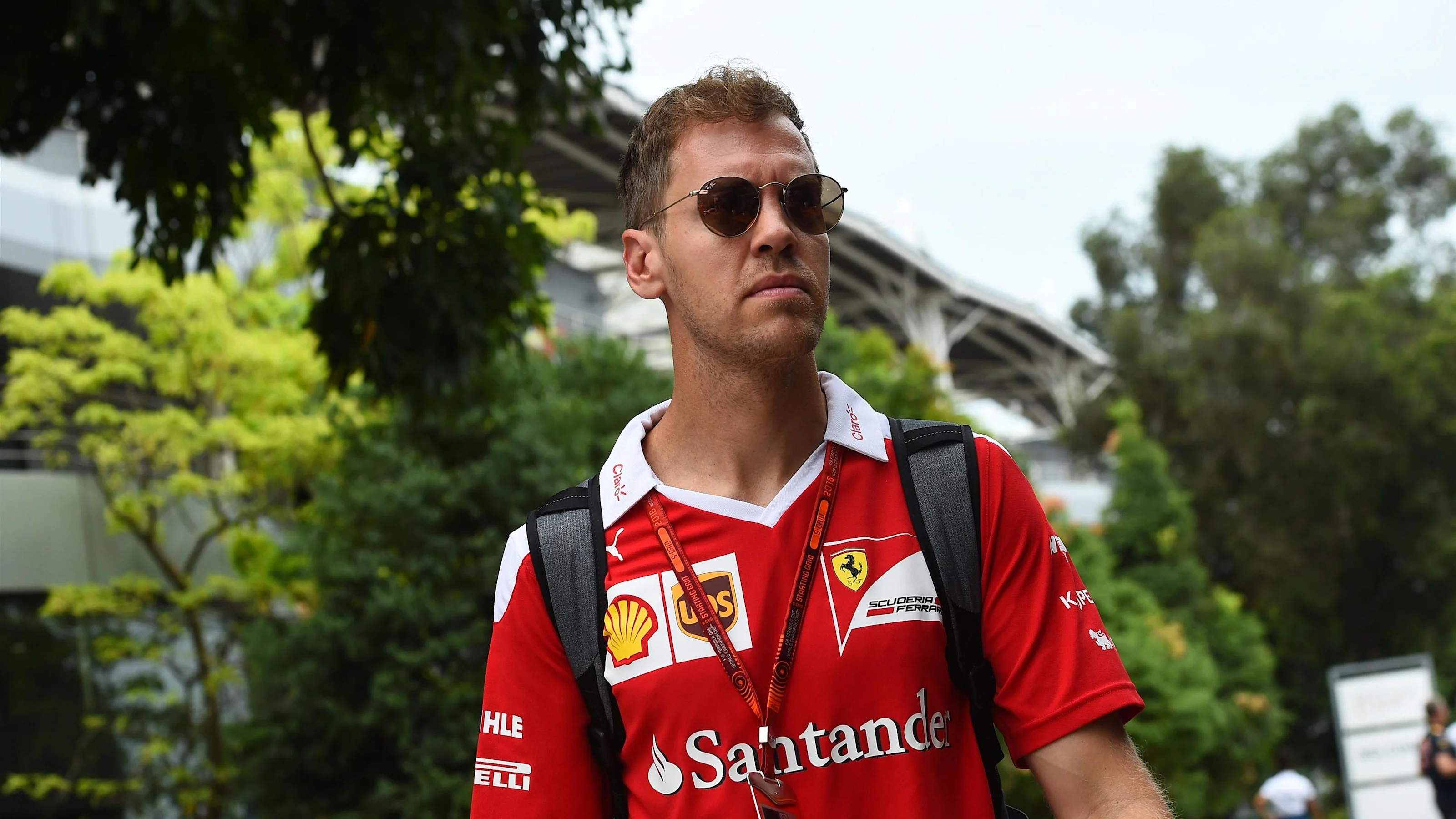 Sebastian Vettel (GER) Ferrari at Formula One World Championship, Rd16, Malaysian Grand Prix,