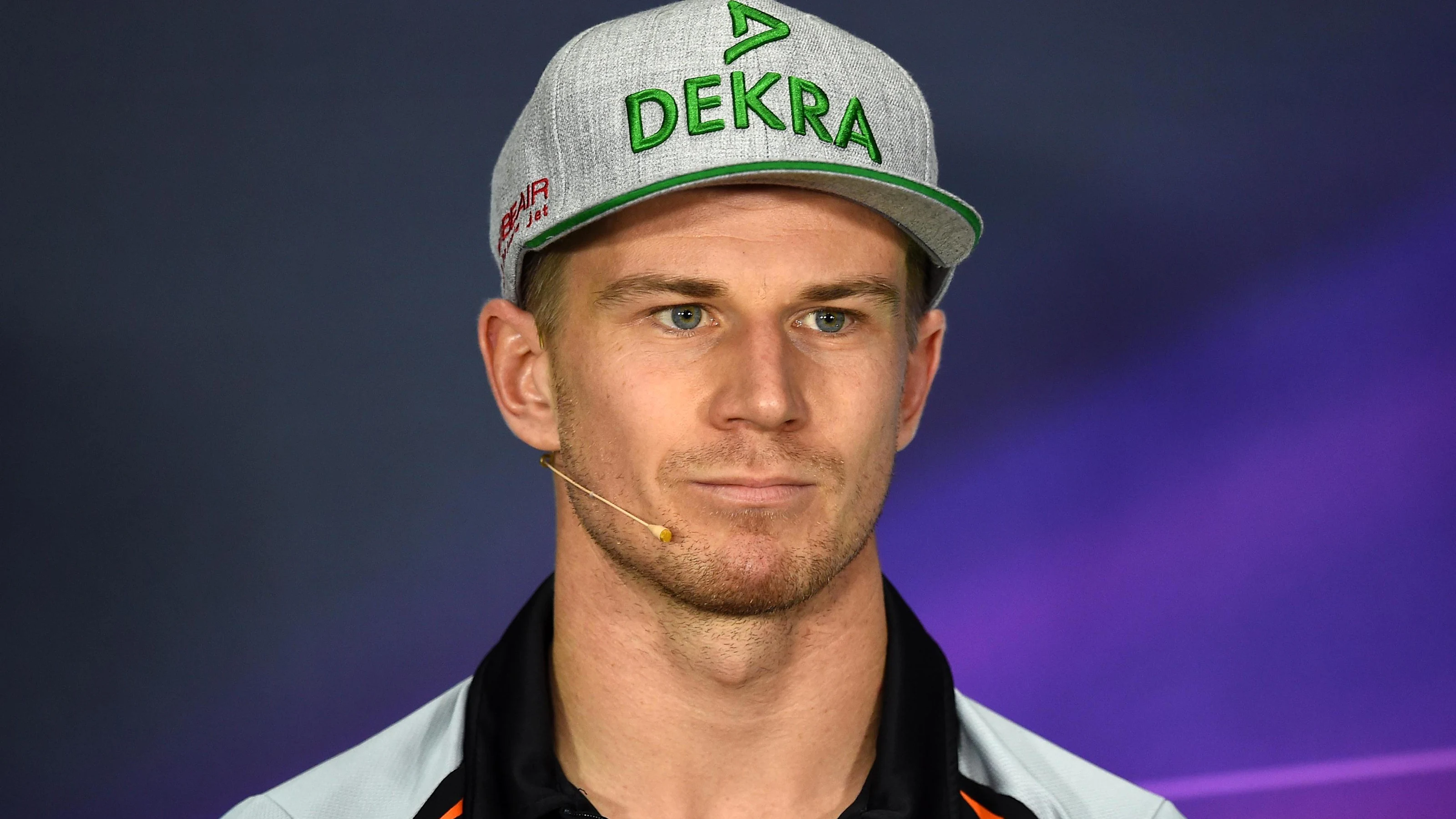 Nico Hulkenberg (GER) Force India F1 in the Press Conference at Formula One World Championship,