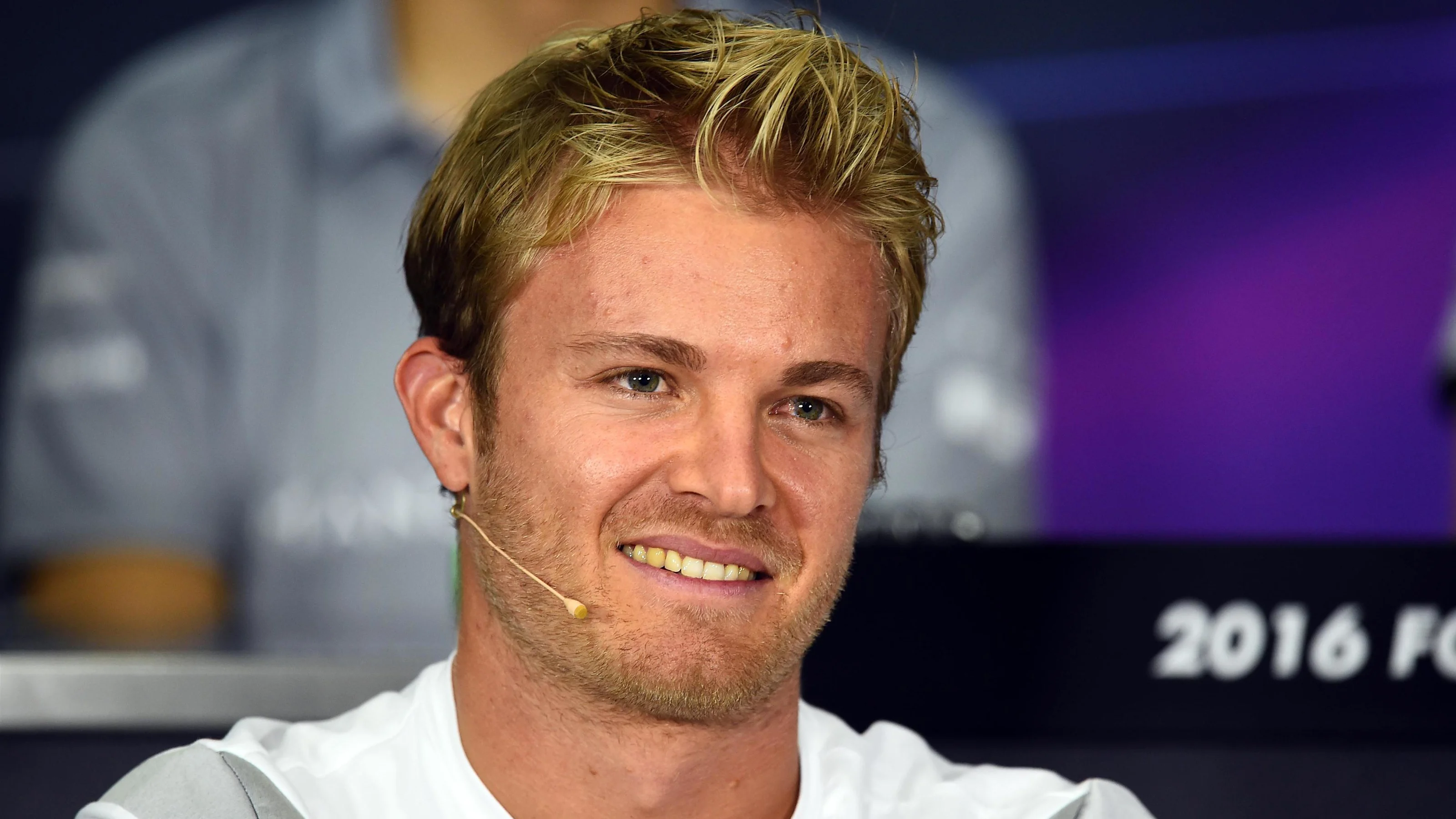 Nico Rosberg (GER) Mercedes AMG F1 in the Press Conference at Formula One World Championship, Rd16,