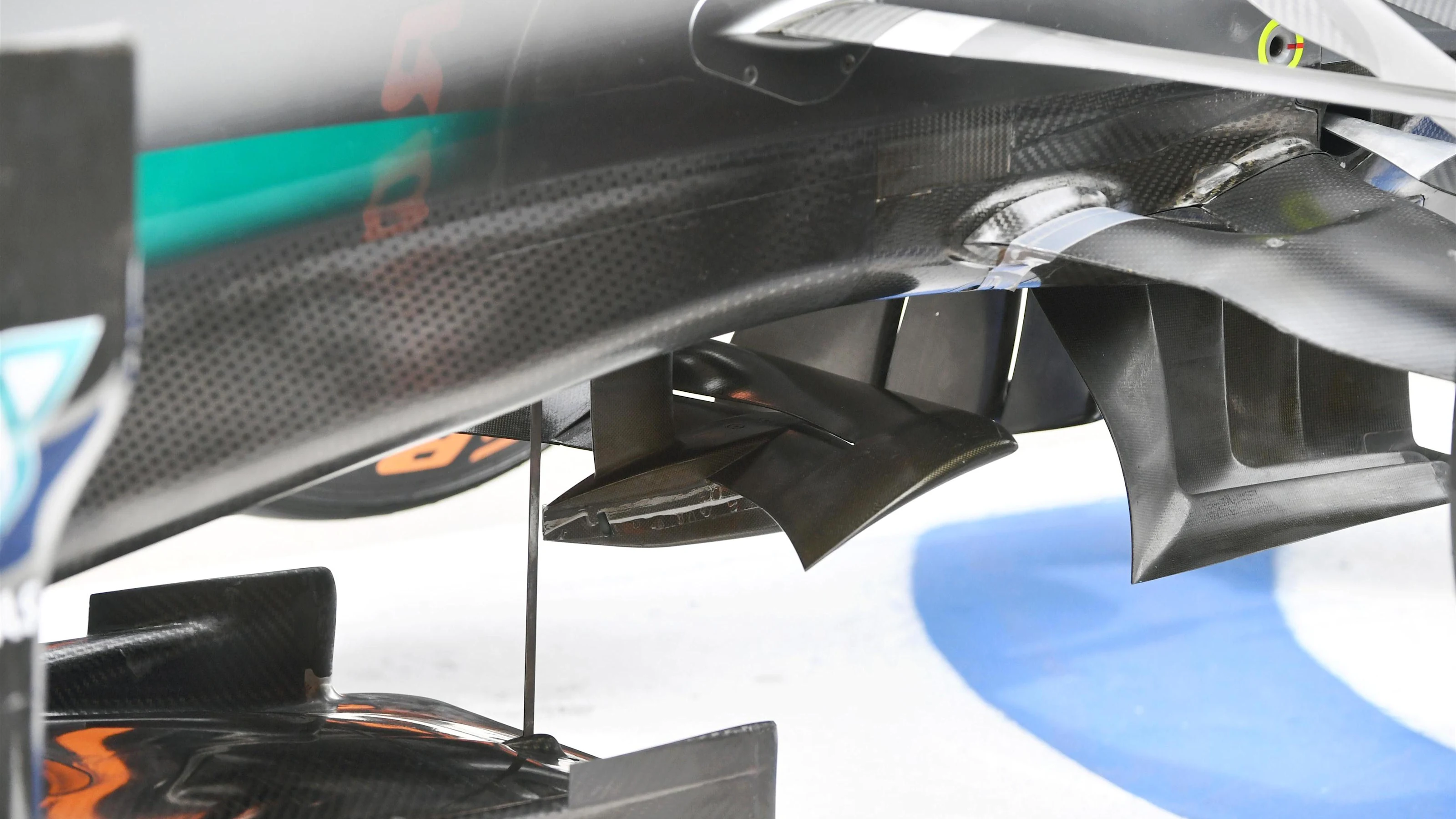 Mercedes-Benz F1 W07 Hybrid aero detail at Formula One World Championship, Rd16, Malaysian Grand
