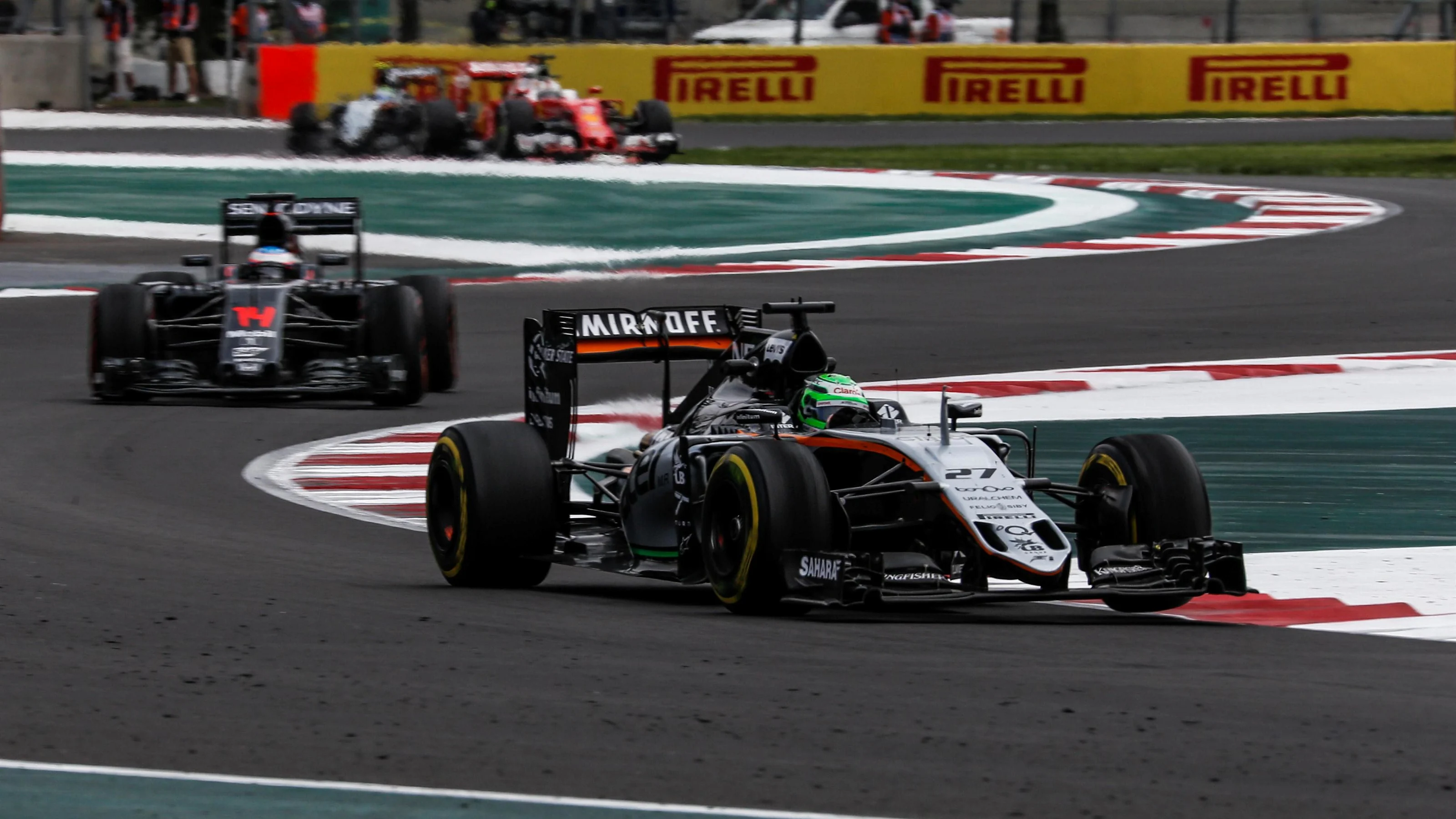 Nico Hulkenberg (GER) Force India VJM09 at Formula One World Championship, Rd19, Mexican Grand