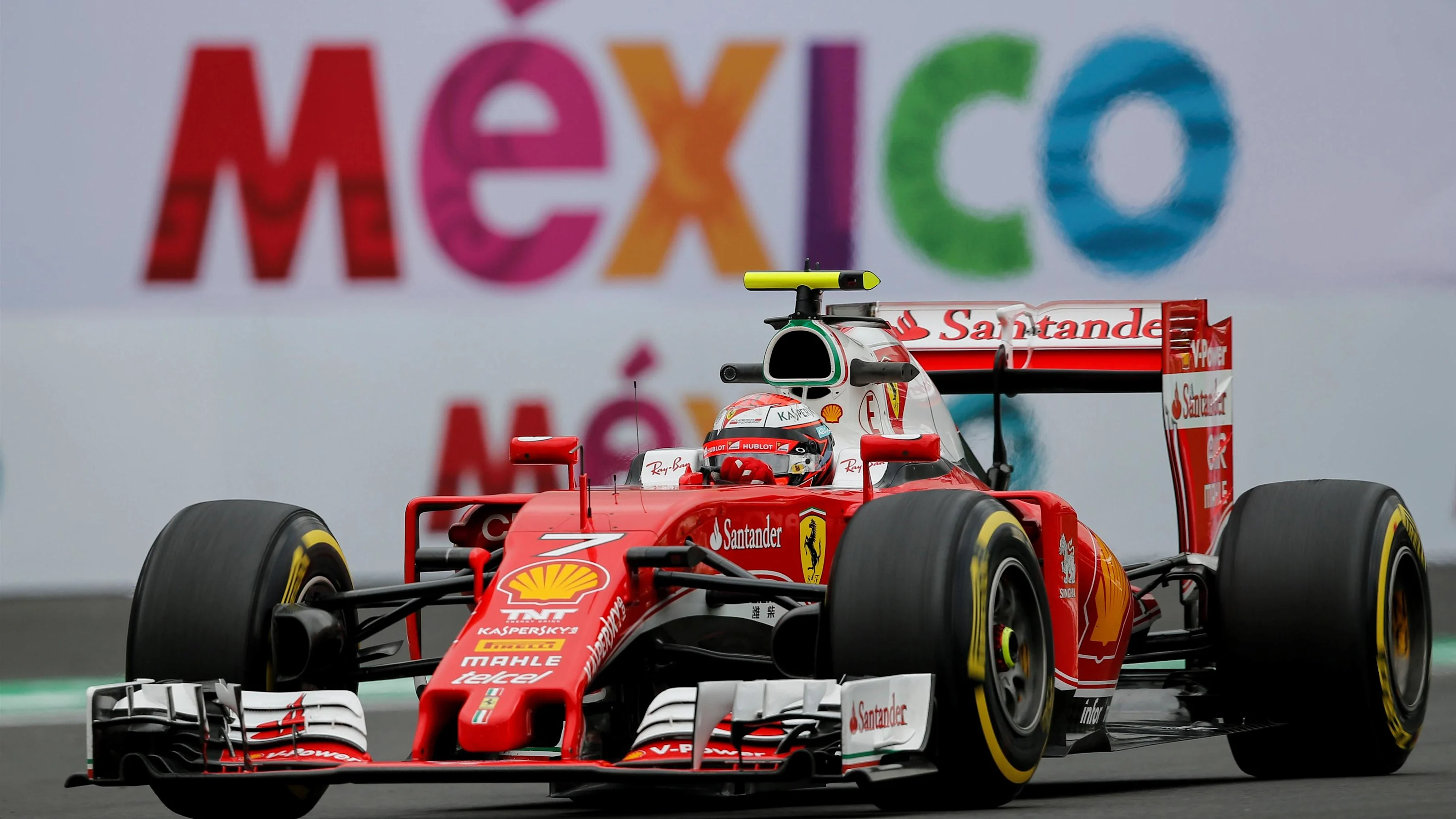 Kimi Raikkonen (FIN) Ferrari SF16-H at Formula One World Championship, Rd19, Mexican Grand Prix,