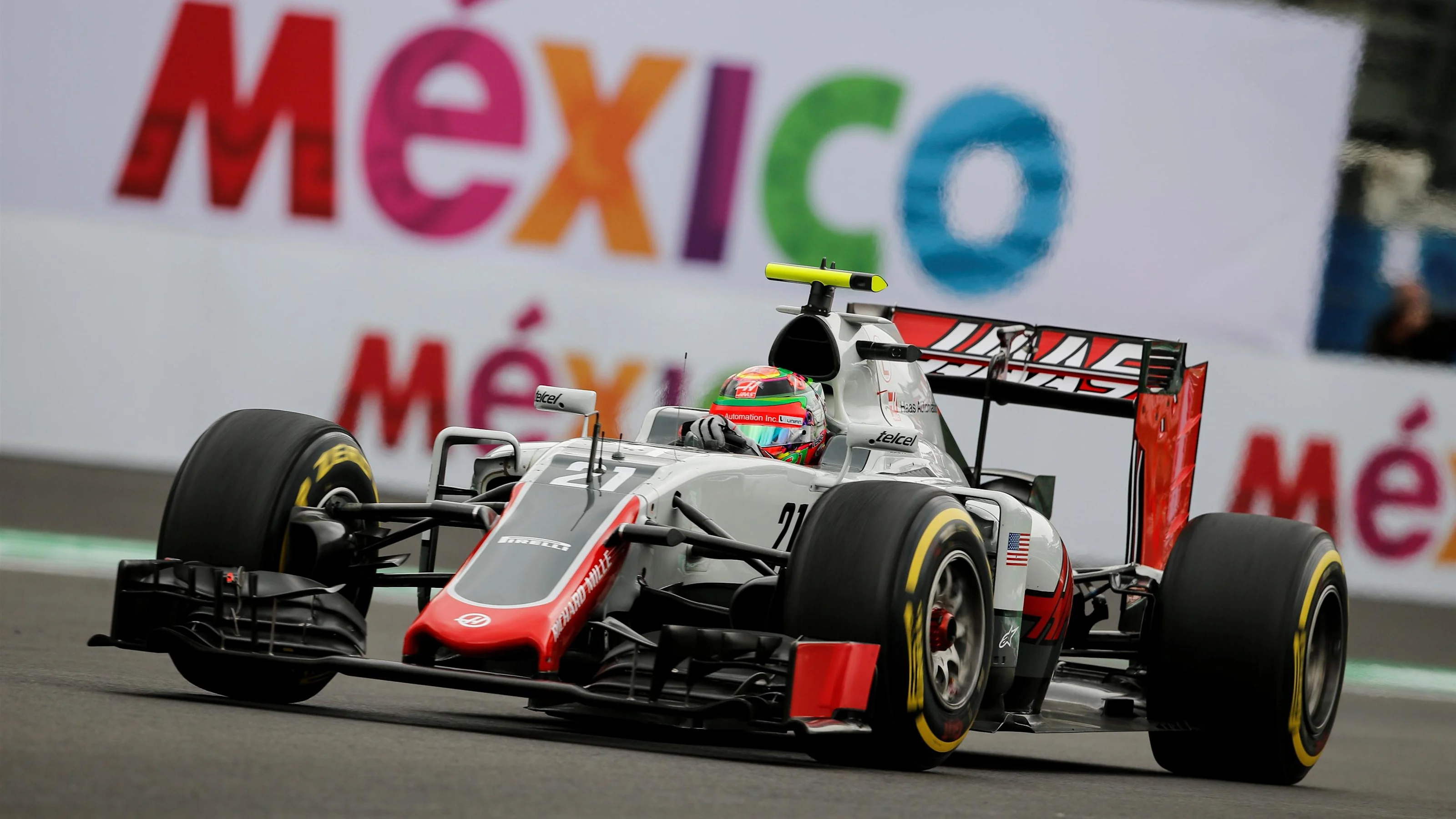 Esteban Gutierrez (MEX) Haas VF-16 at Formula One World Championship, Rd19, Mexican Grand Prix,