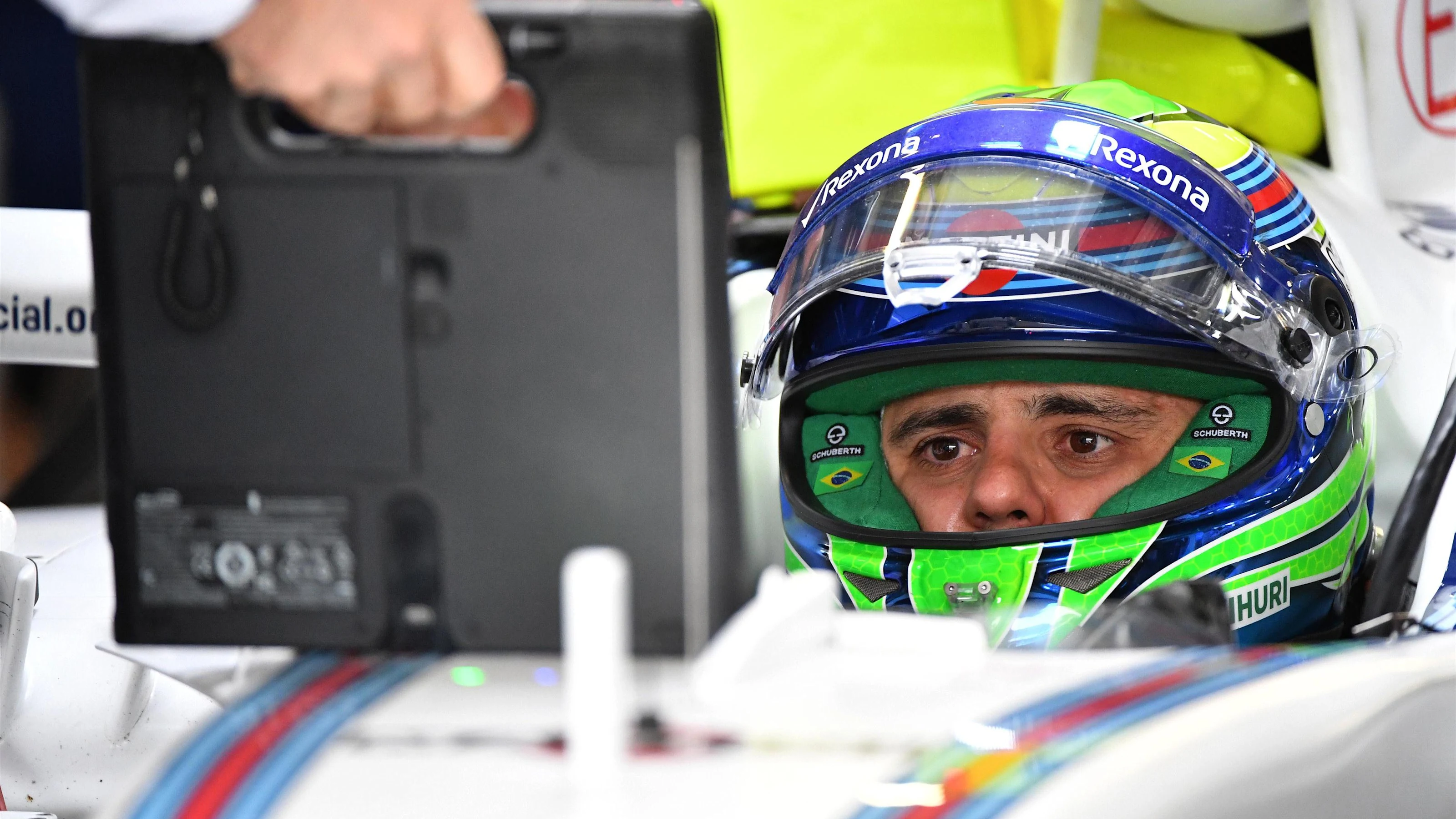 Felipe Massa (BRA) Williams FW38 at Formula One World Championship, Rd19, Mexican Grand Prix,
