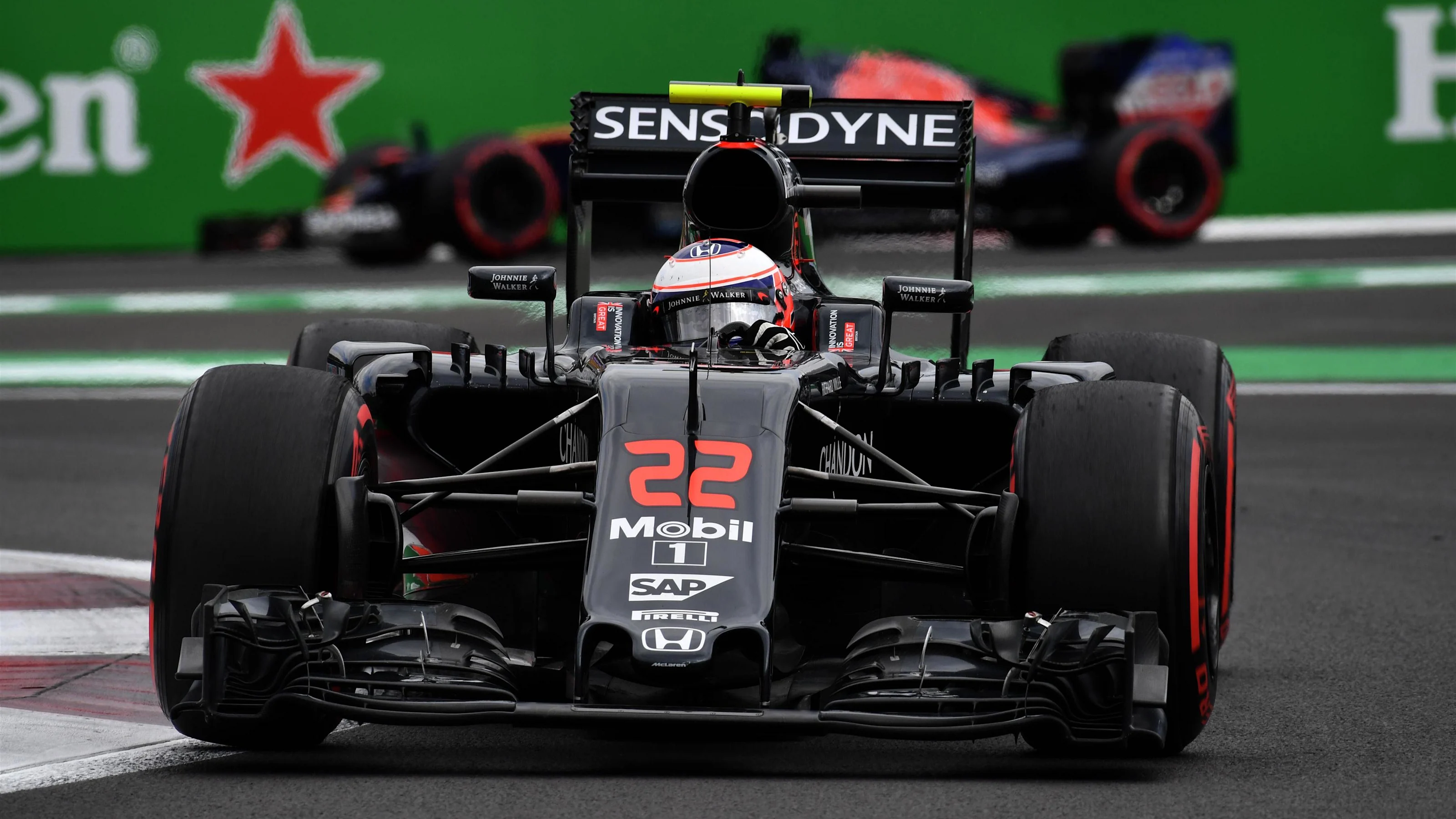 Jenson Button (GBR) McLaren MP4-31 at Formula One World Championship, Rd19, Mexican Grand Prix,