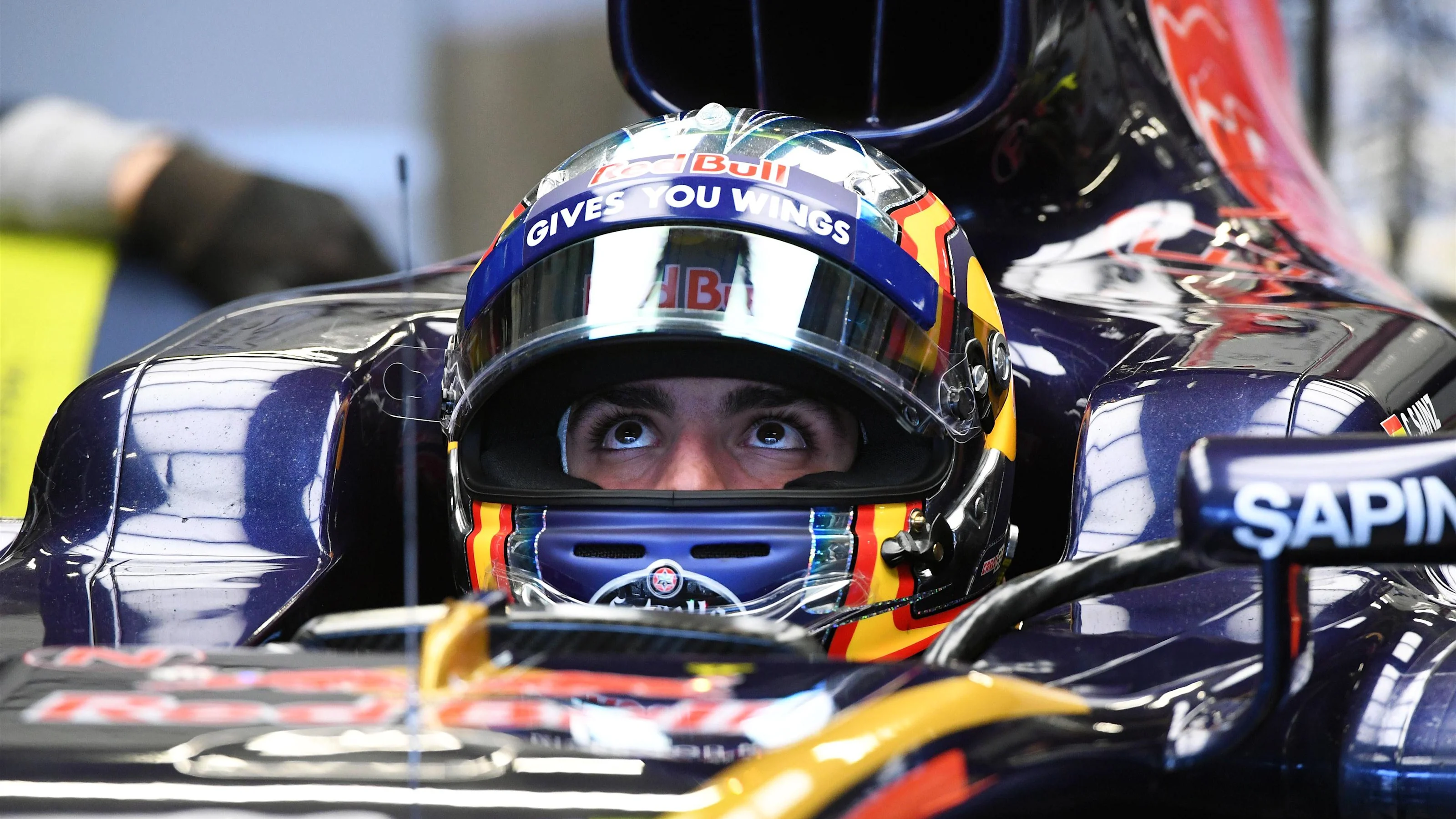 Carlos Sainz jr (ESP) Scuderia Toro Rosso STR11 at Formula One World Championship, Rd19, Mexican