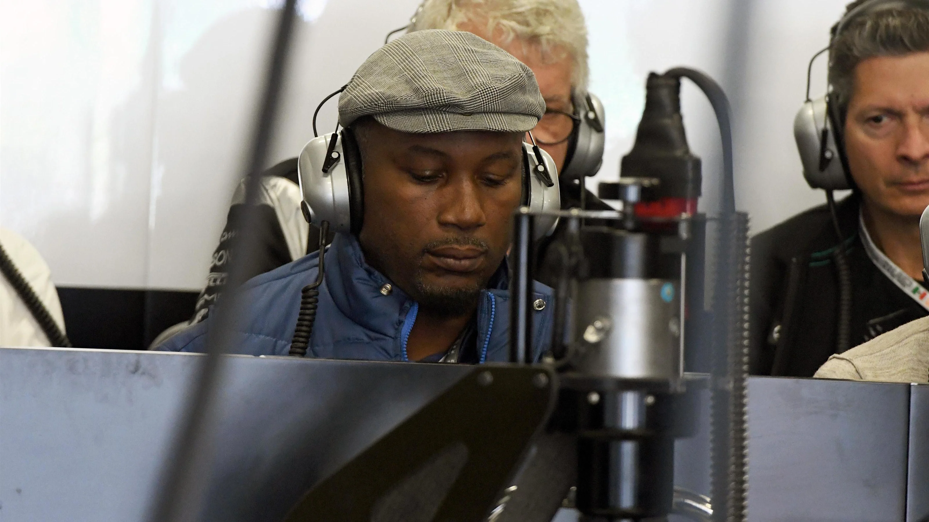 Lennox Lewis (GBR) at Formula One World Championship, Rd19, Mexican Grand Prix, Qualifying, Circuit