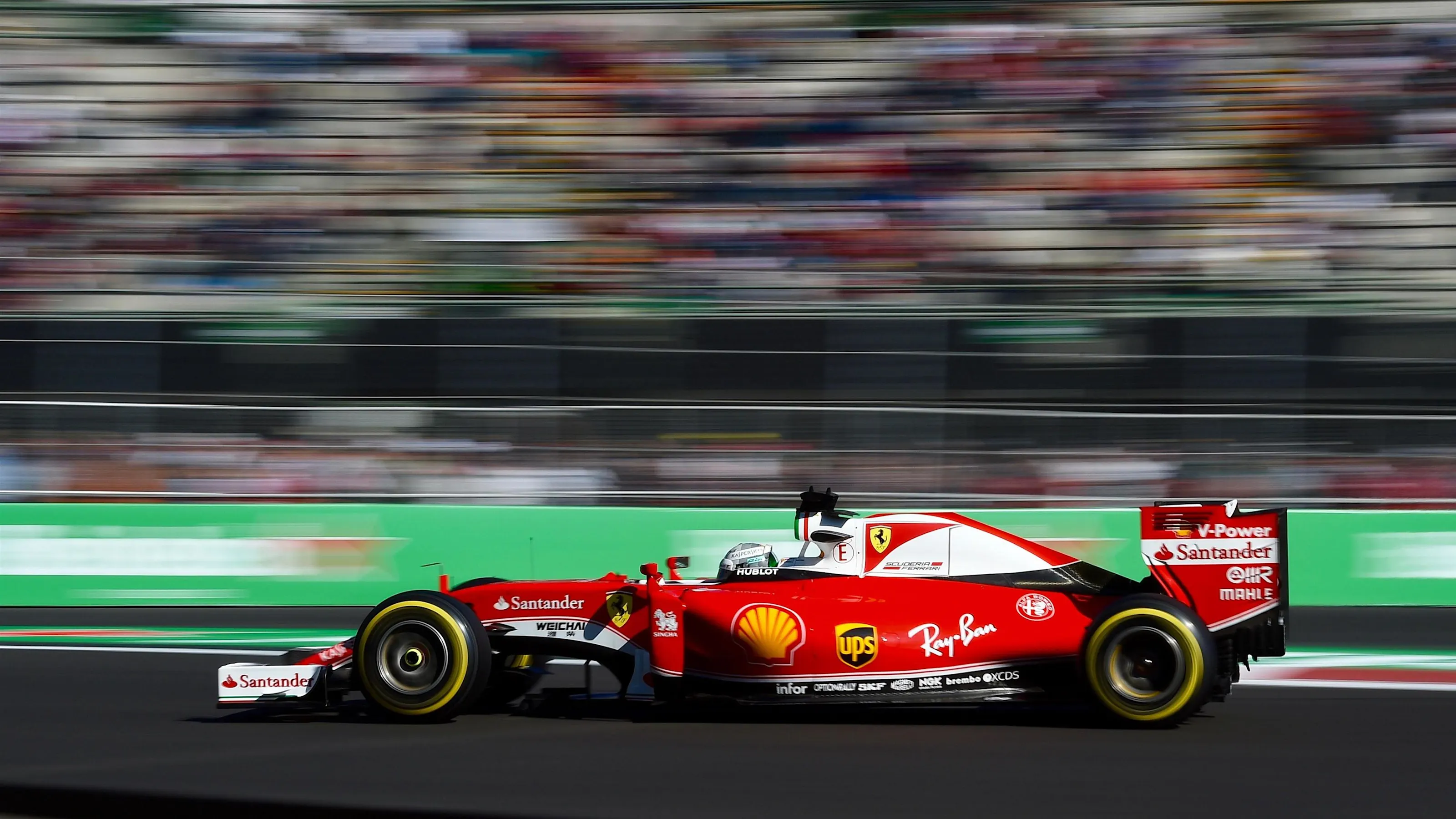 Sebastian Vettel (GER) Ferrari SF16-H at Formula One World Championship, Rd19, Mexican Grand Prix,