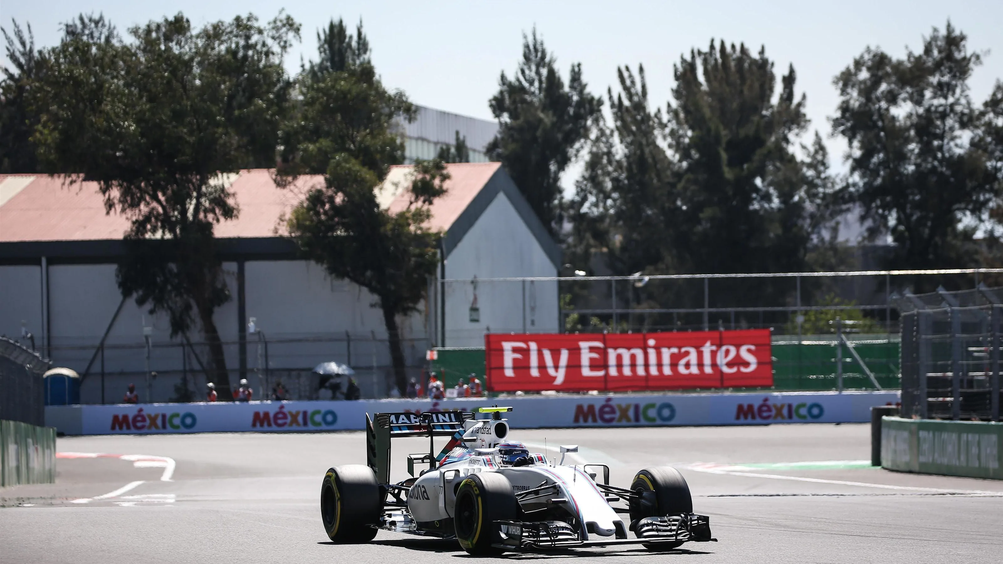Valtteri Bottas (FIN) Williams FW38 at Formula One World Championship, Rd19, Mexican Grand Prix,
