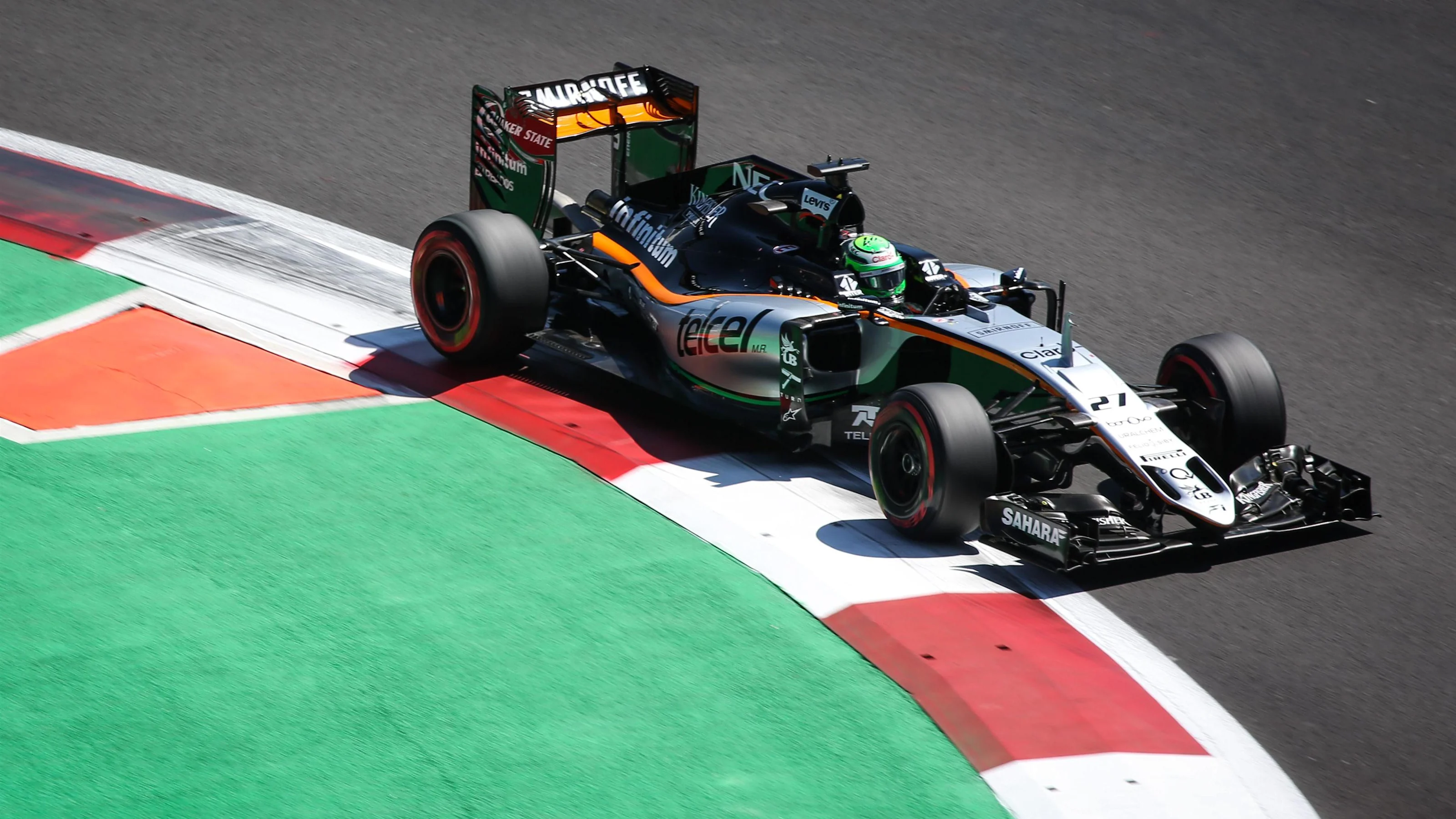 Nico Hulkenberg (GER) Force India VJM09 at Formula One World Championship, Rd19, Mexican Grand
