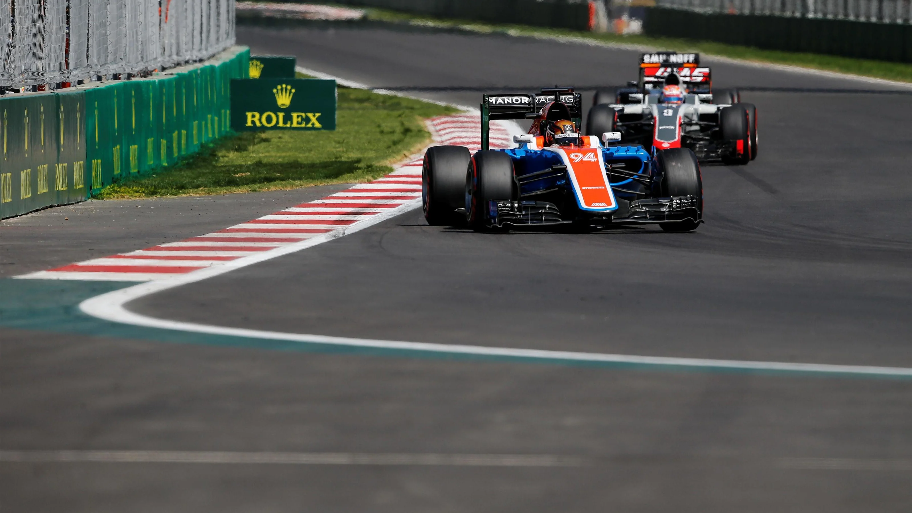Pascal Wehrlein (GER) Manor Racing MRT05 at Formula One World Championship, Rd19, Mexican Grand