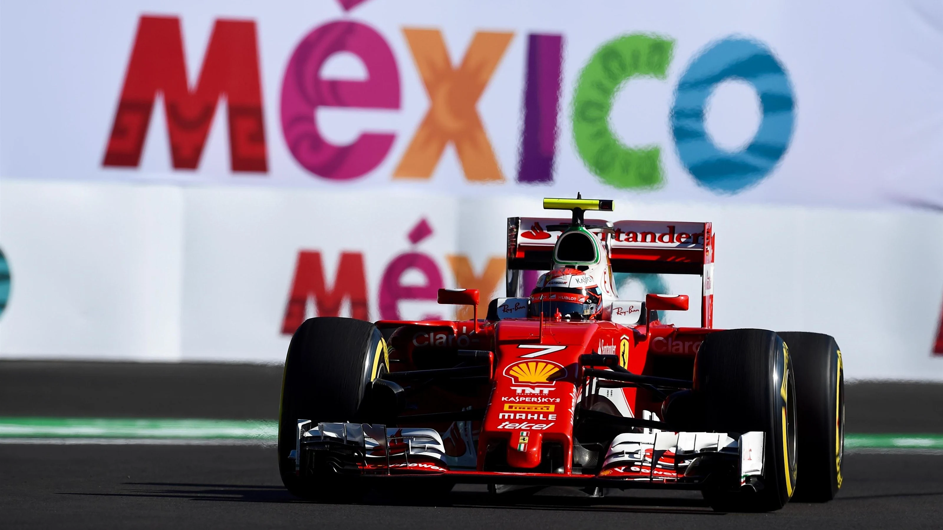 Kimi Raikkonen (FIN) Ferrari SF16-H at Formula One World Championship, Rd19, Mexican Grand Prix,