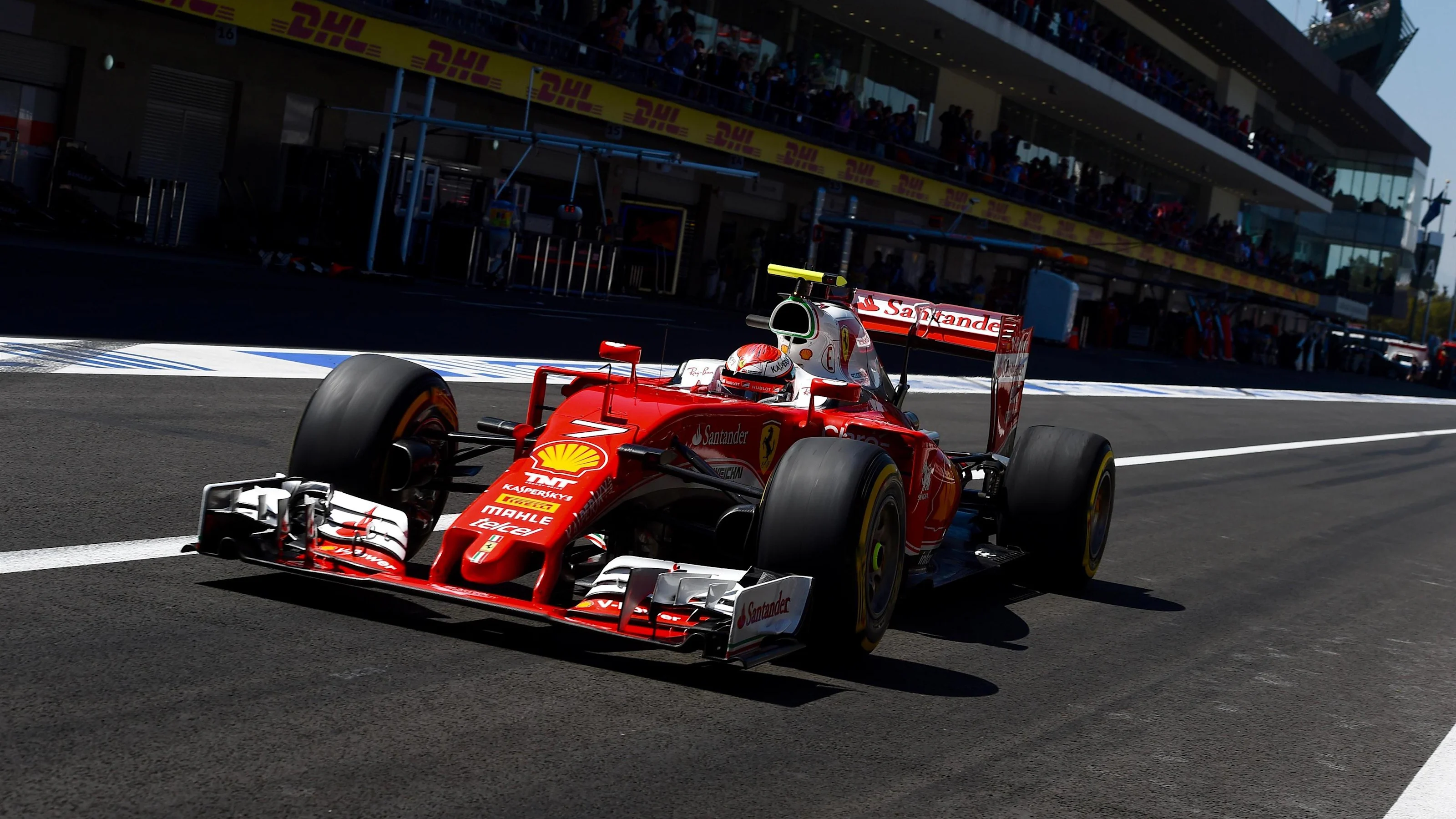 Kimi Raikkonen (FIN) Ferrari SF16-H at Formula One World Championship, Rd19, Mexican Grand Prix,