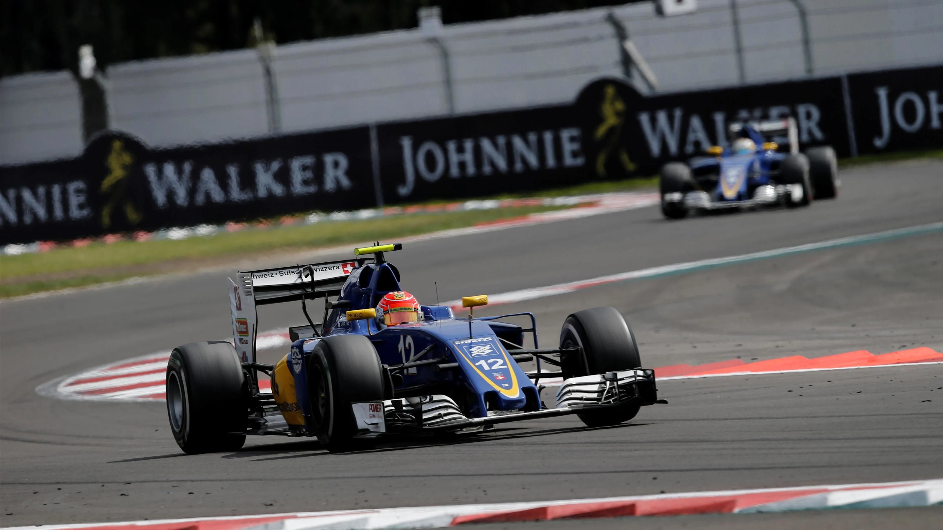 Felipe Nasr (BRA) Sauber C35 at Formula One World Championship, Rd19, Mexican Grand Prix, Race,