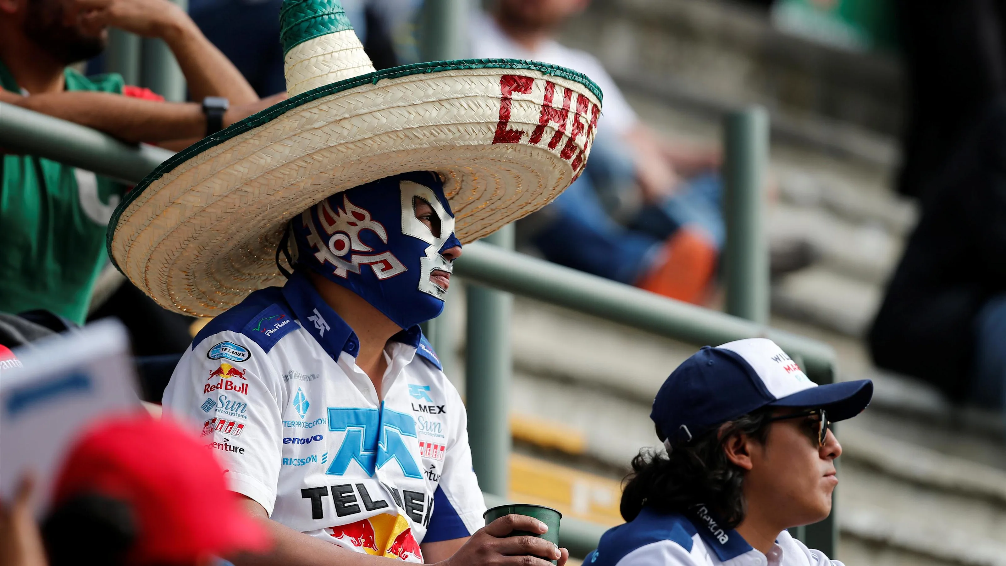 Fans at Formula One World Championship, Rd19, Mexican Grand Prix, Race, Circuit Hermanos Rodriguez,