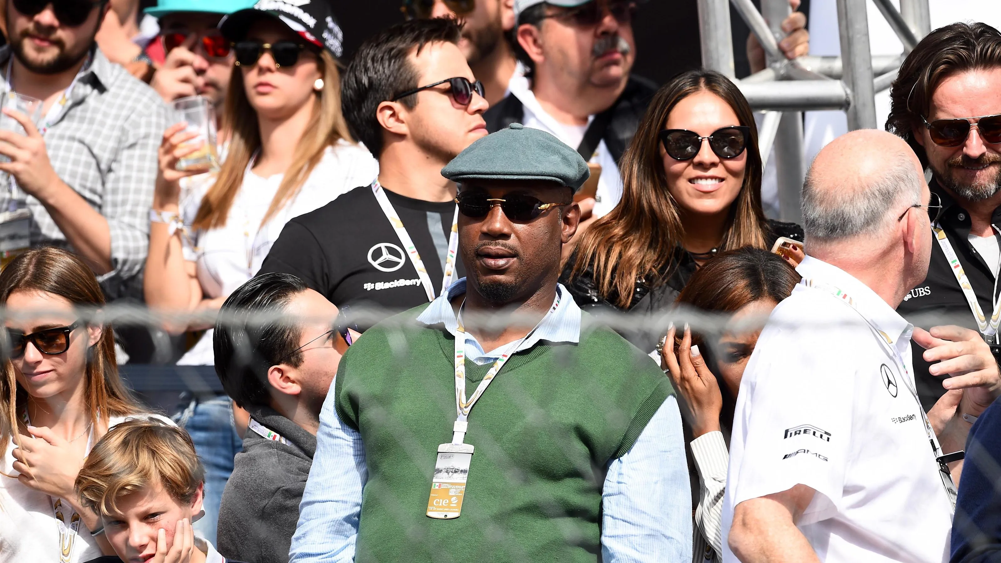 Lennox Lewis (GBR) at Formula One World Championship, Rd19, Mexican Grand Prix, Race, Circuit