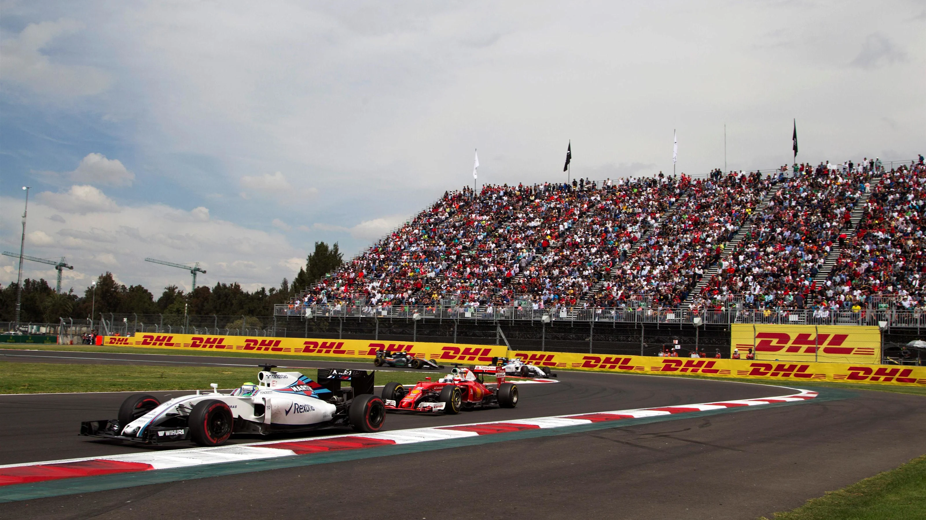 Felipe Massa (BRA) Williams FW38 at Formula One World Championship, Rd19, Mexican Grand Prix, Race,