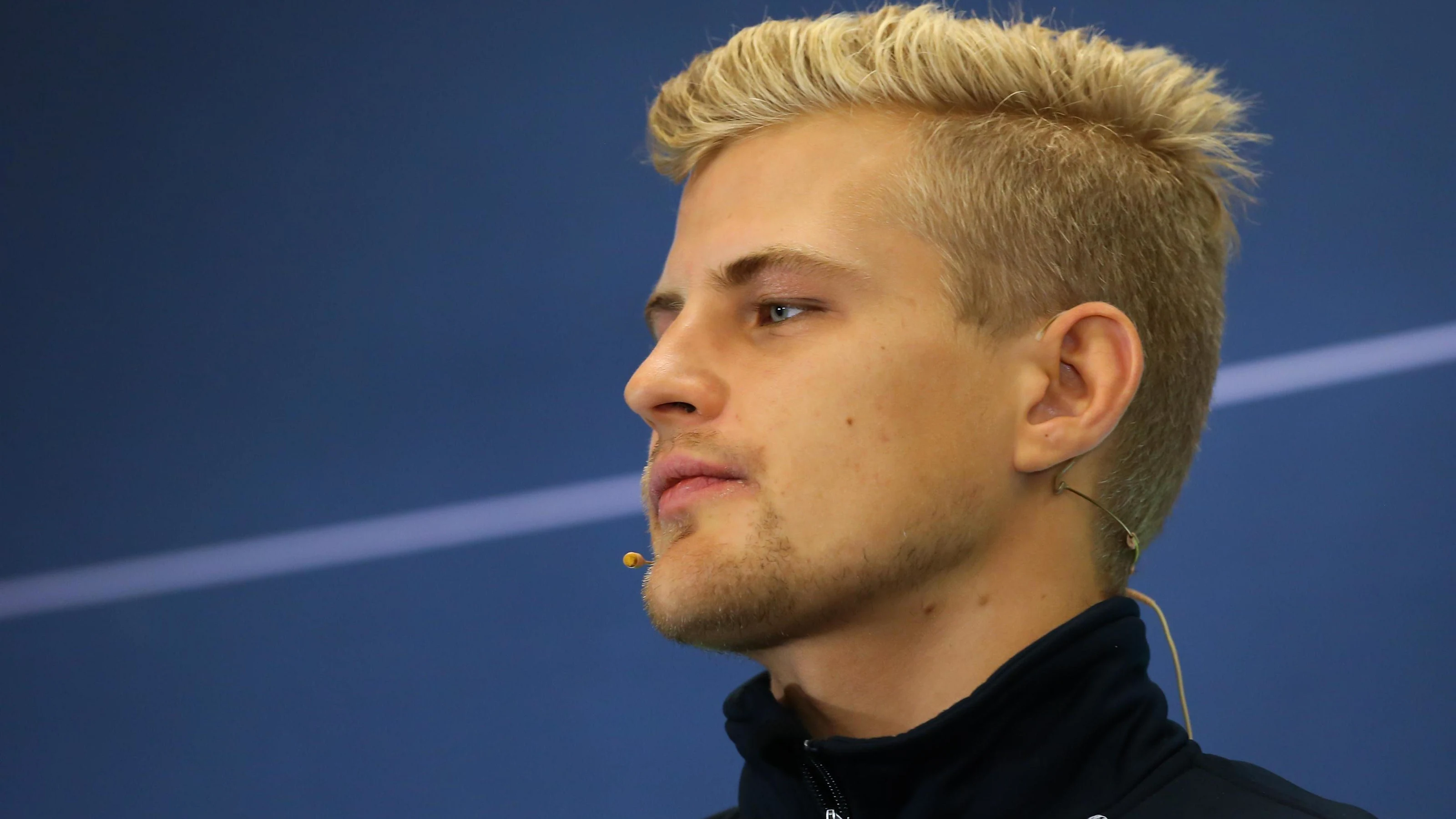 Marcus Ericsson (SWE) Sauber in the Press Conference at Formula One World Championship, Rd19,