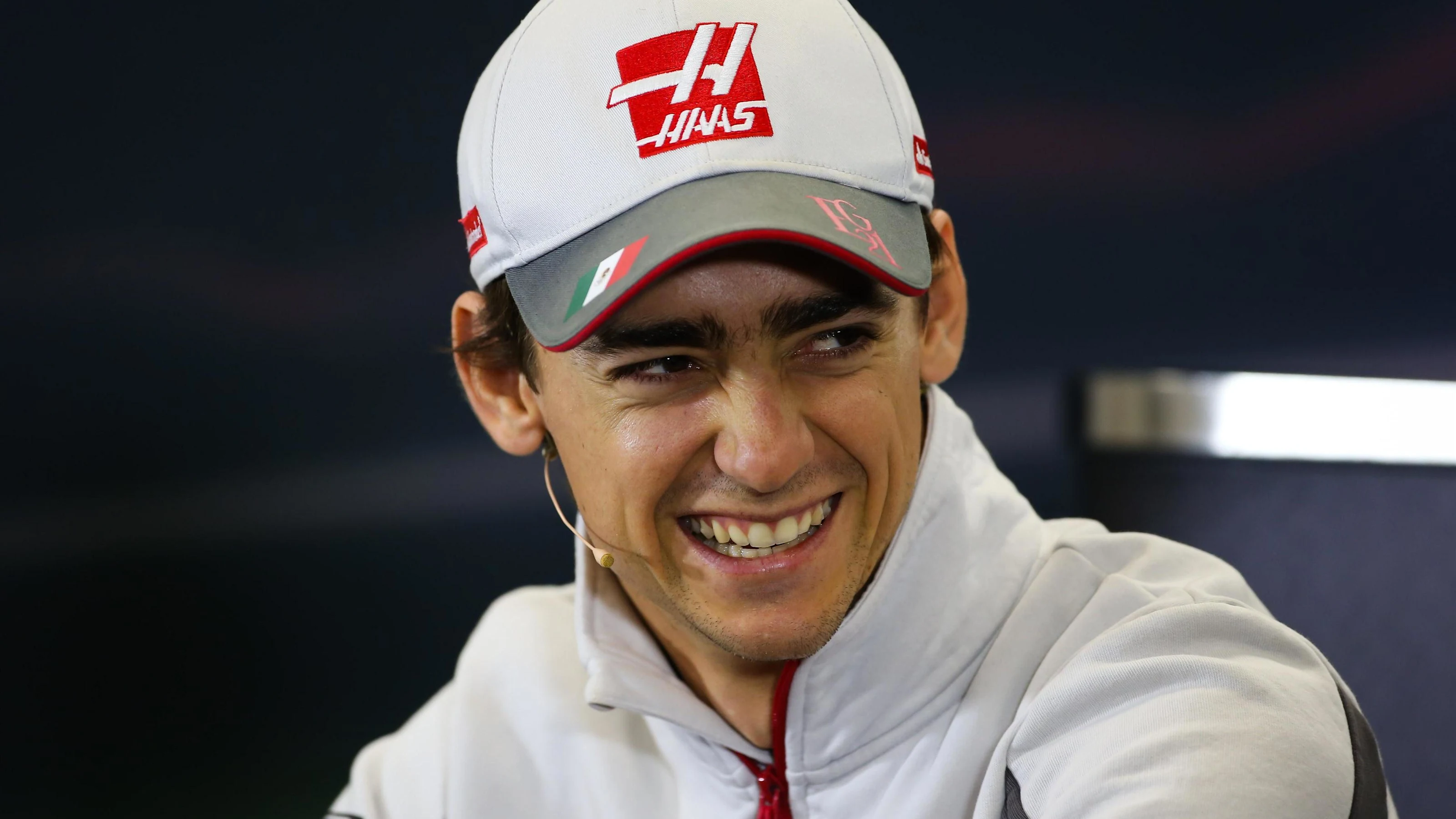 Esteban Gutierrez (MEX) Haas F1 in the Press Conference at Formula One World Championship, Rd19,
