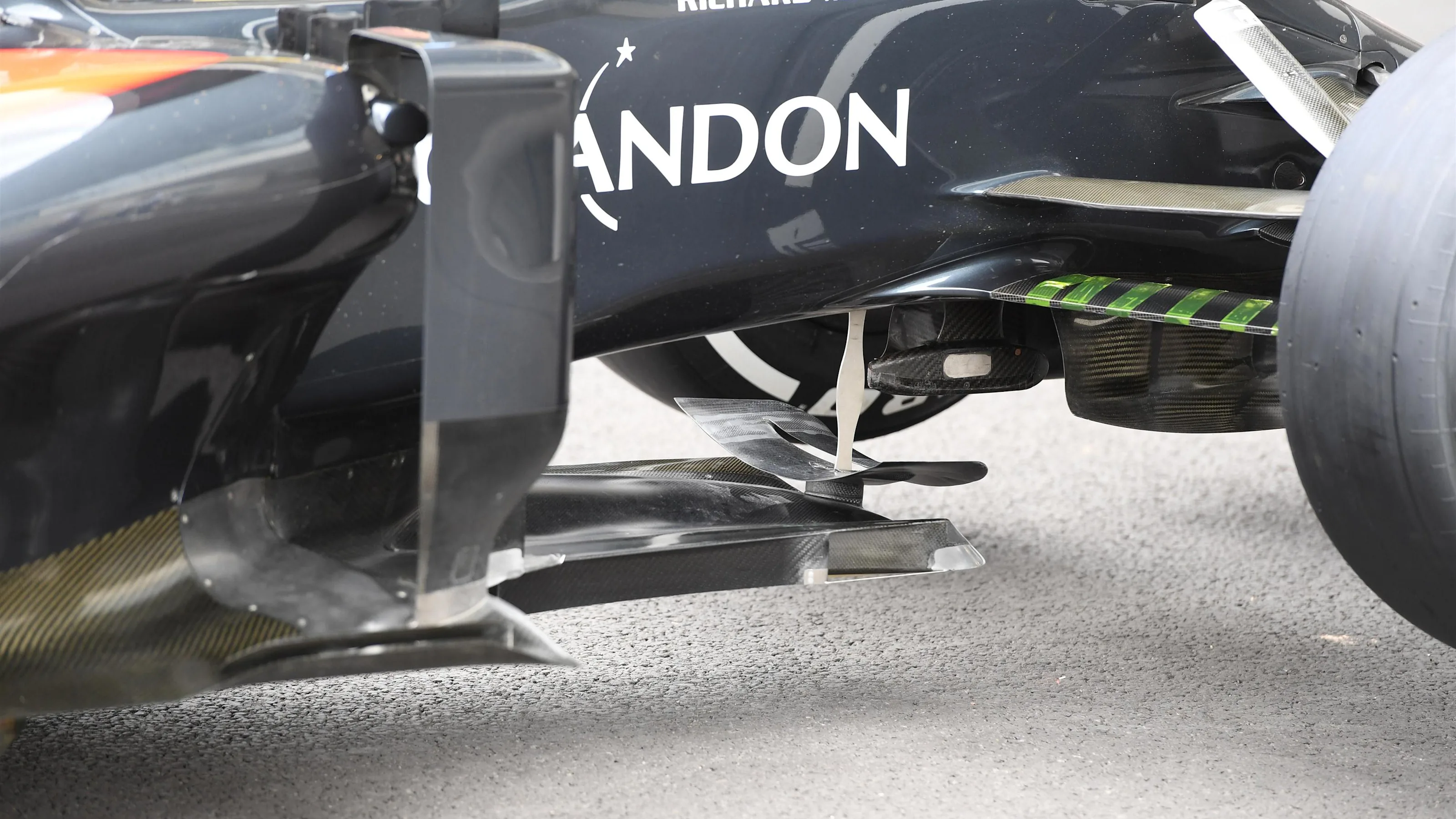 McLaren MP4-31 aero detail at Formula One World Championship, Rd19, Mexican Grand Prix,