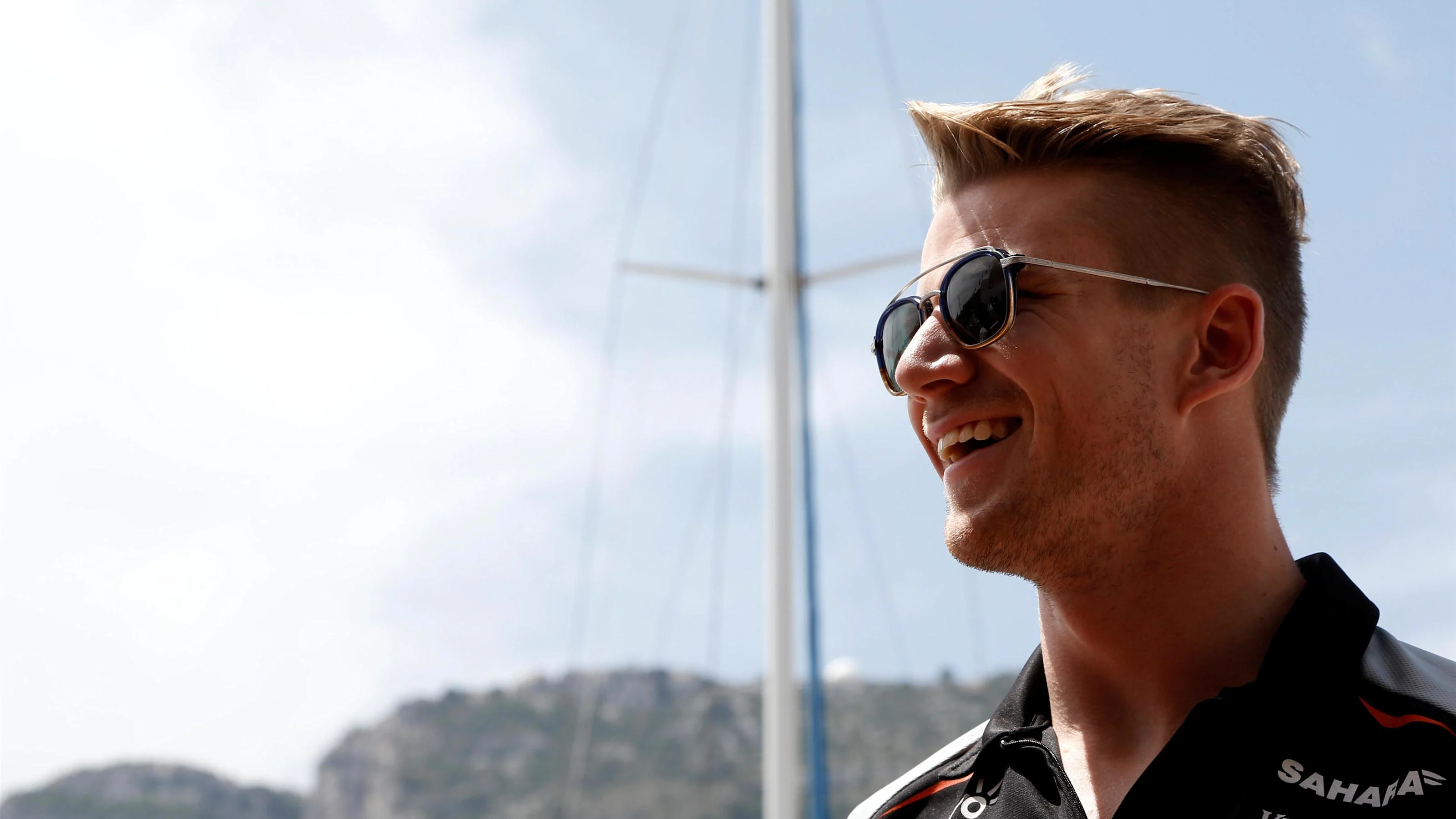Nico Hulkenberg (GER) Force India F1 at a Hype Energy Drink event at Formula One World