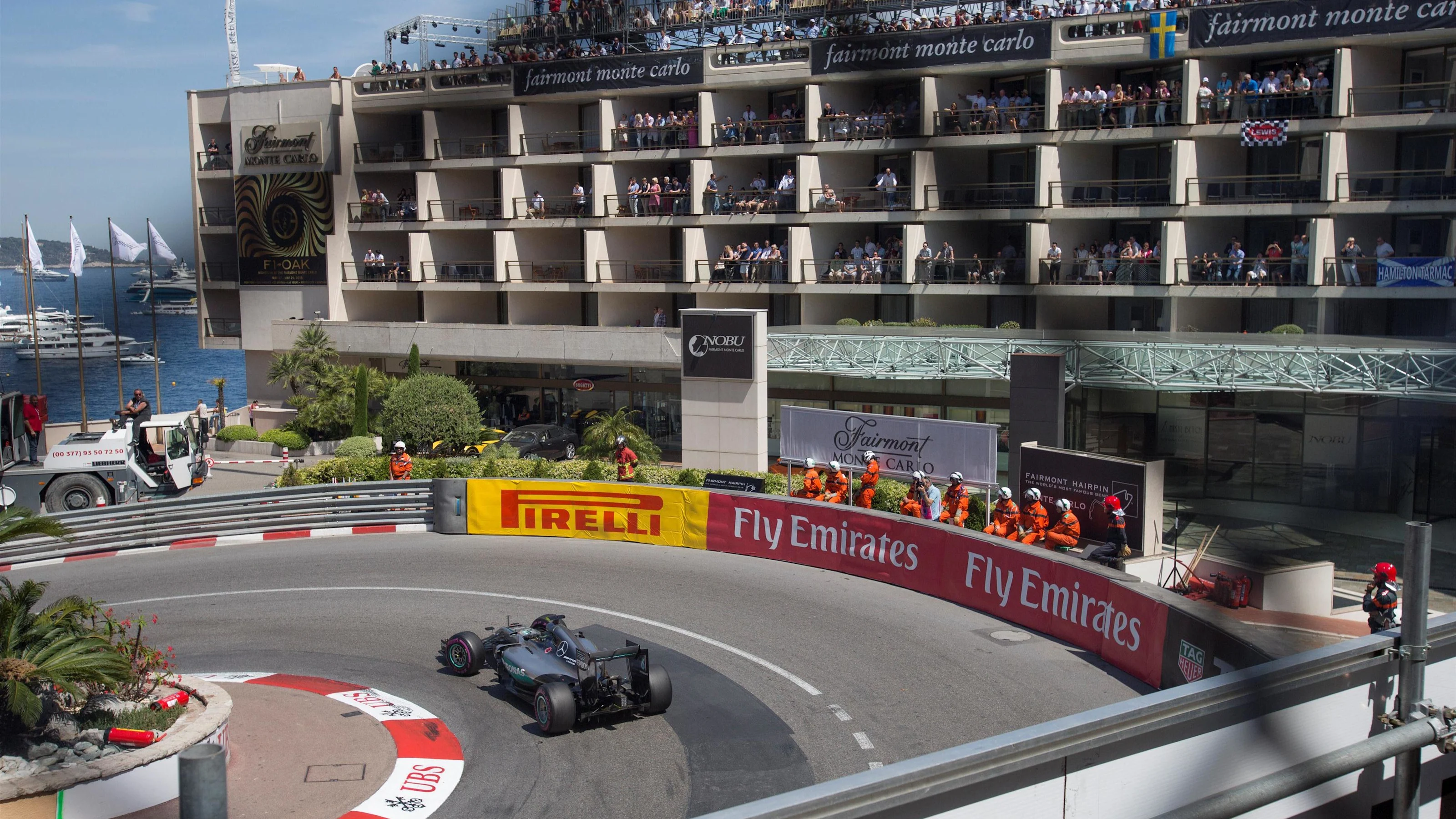 Nico Rosberg (GER) Mercedes-Benz F1 W07 Hybrid at Formula One World Championship, Rd6, Monaco Grand