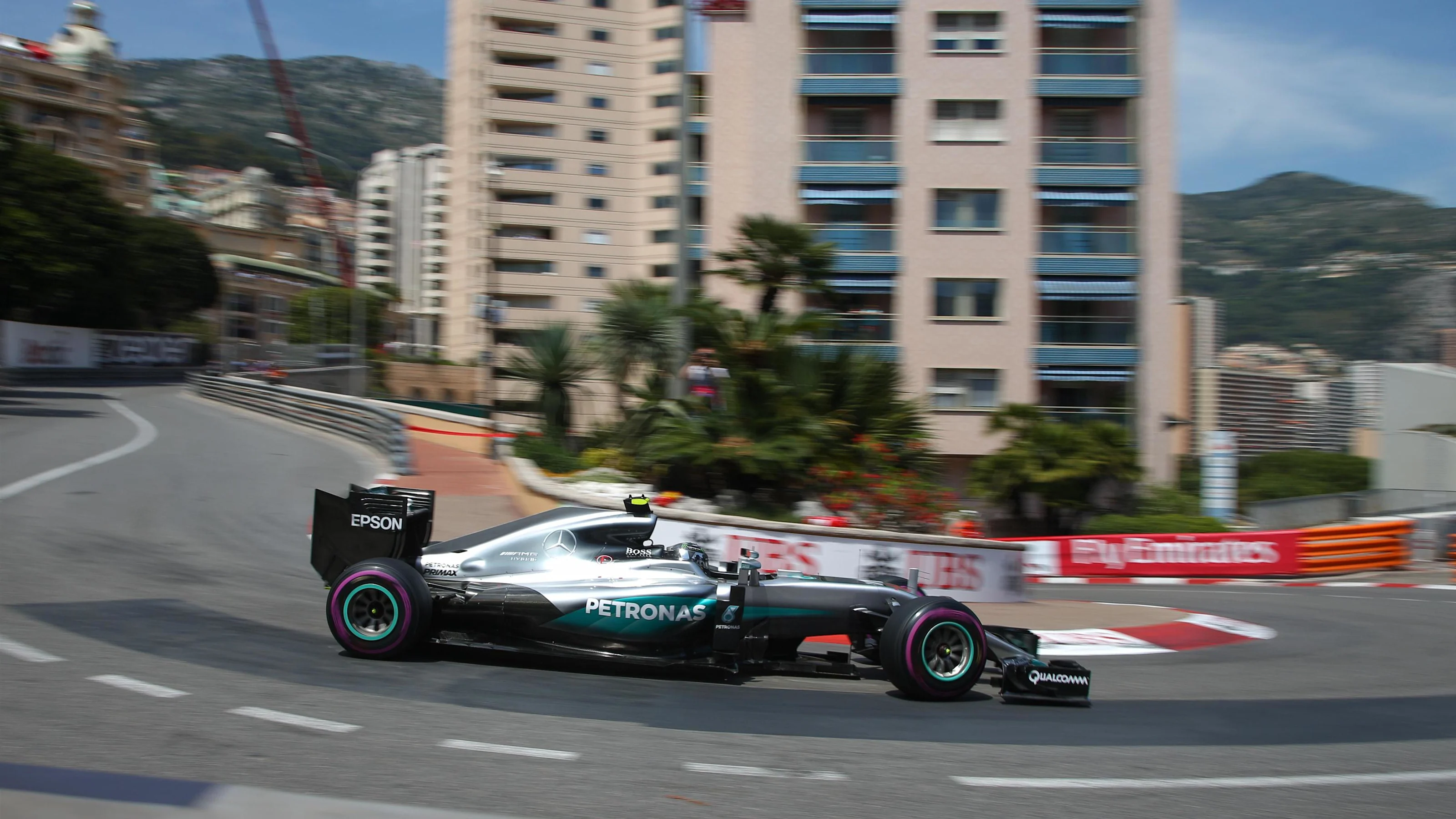 Nico Rosberg (GER) Mercedes-Benz F1 W07 Hybrid at Formula One World Championship, Rd6, Monaco Grand