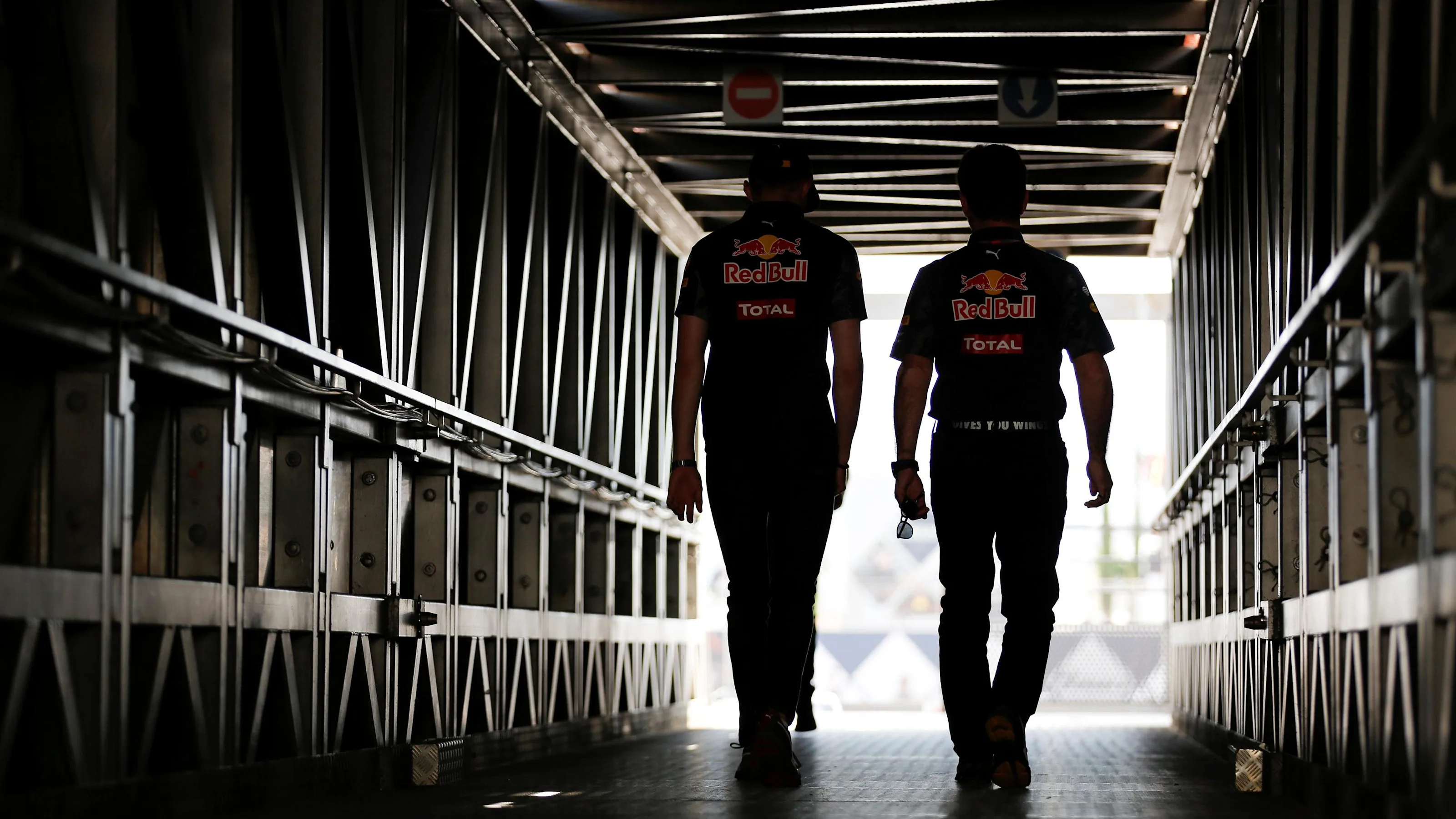 Max Verstappen (NED) Red Bull Racing and Christian Horner (GBR) Red Bull Racing Team Principal at
