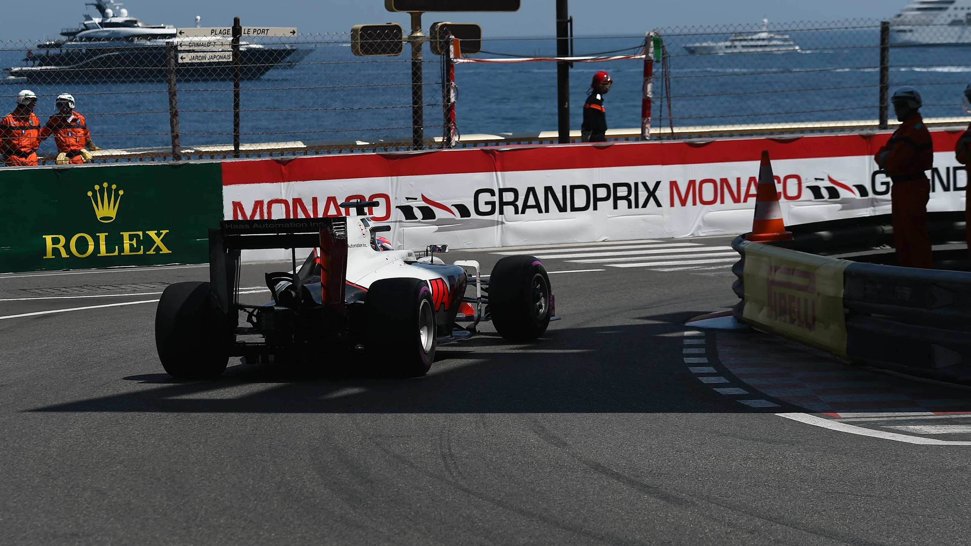 Romain Grosjean (FRA) Haas VF-16 at Formula One World Championship, Rd6, Monaco Grand Prix,