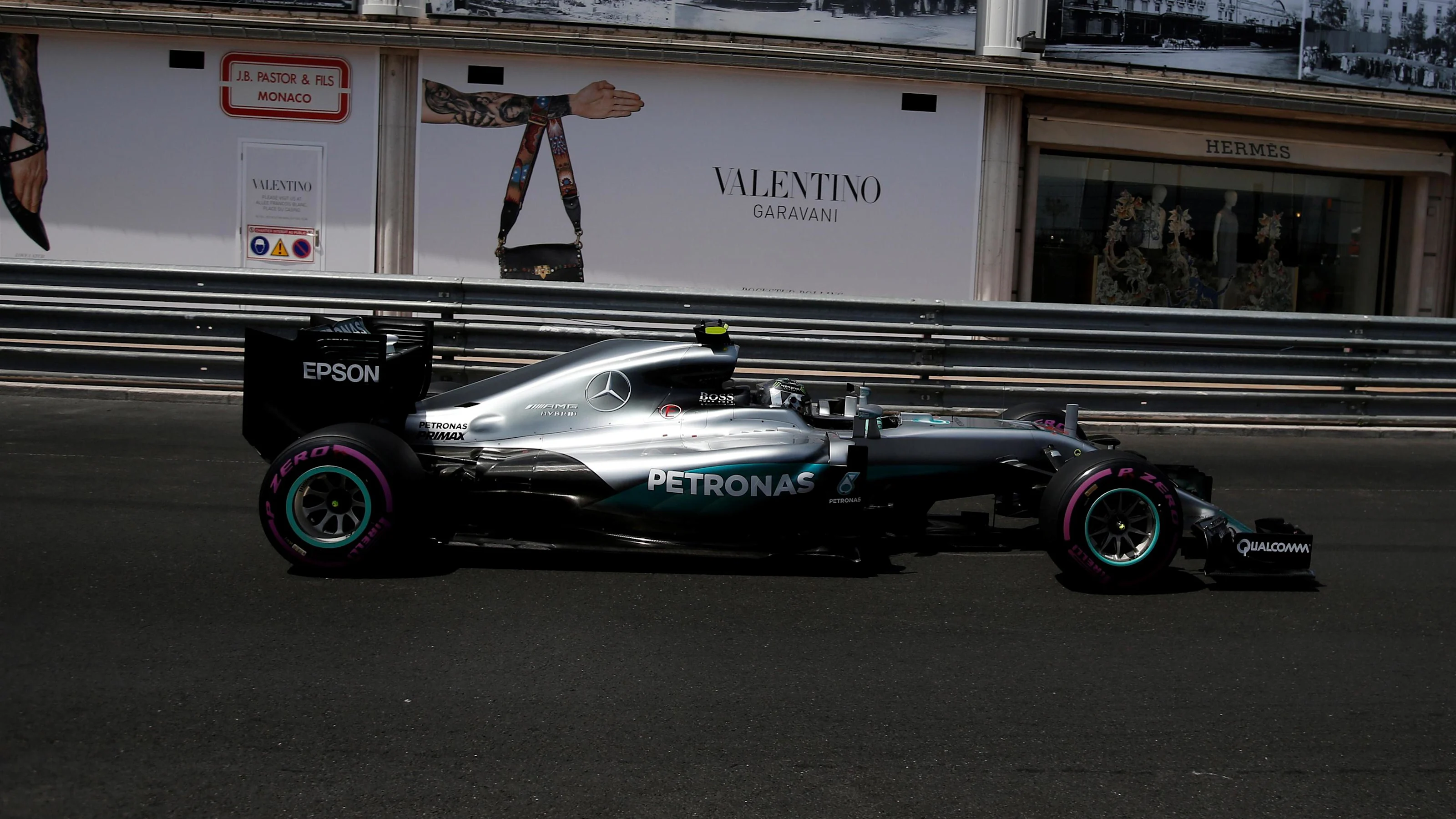 Nico Rosberg (GER) Mercedes-Benz F1 W07 Hybrid at Formula One World Championship, Rd6, Monaco Grand