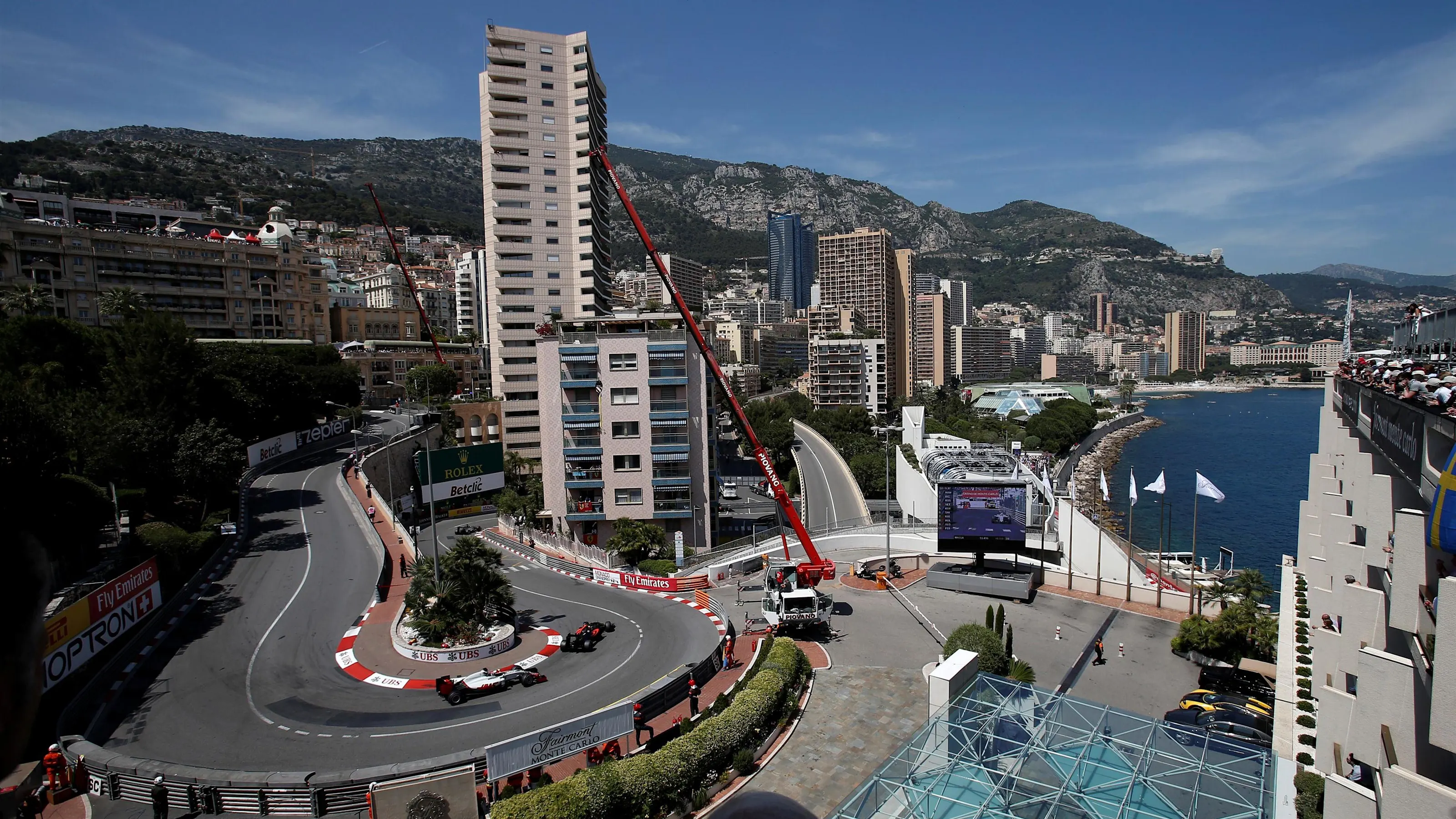Romain Grosjean (FRA) Haas VF-16 at Formula One World Championship, Rd6, Monaco Grand Prix,
