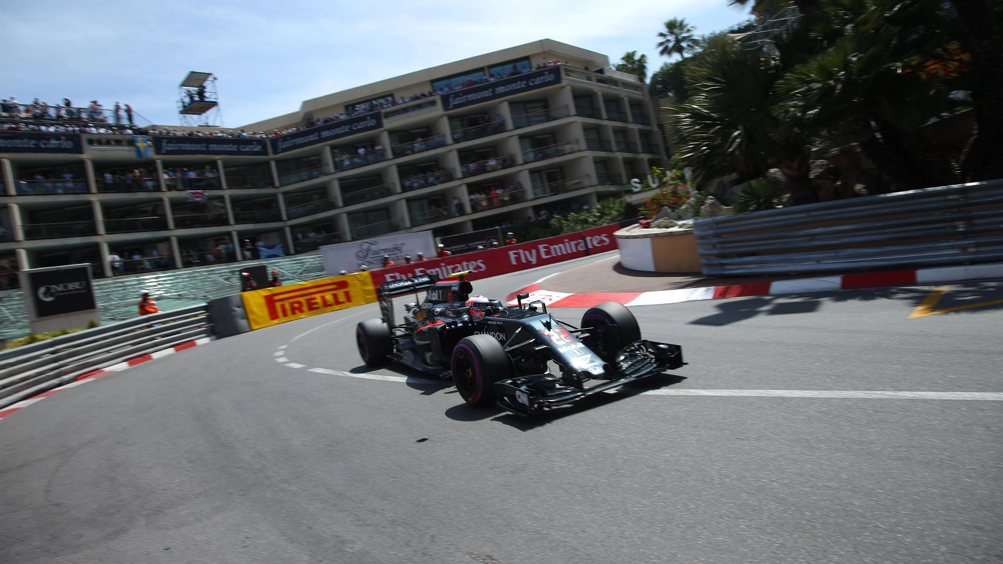Jenson Button (GBR) McLaren MP4-31 at Formula One World Championship, Rd6, Monaco Grand Prix,