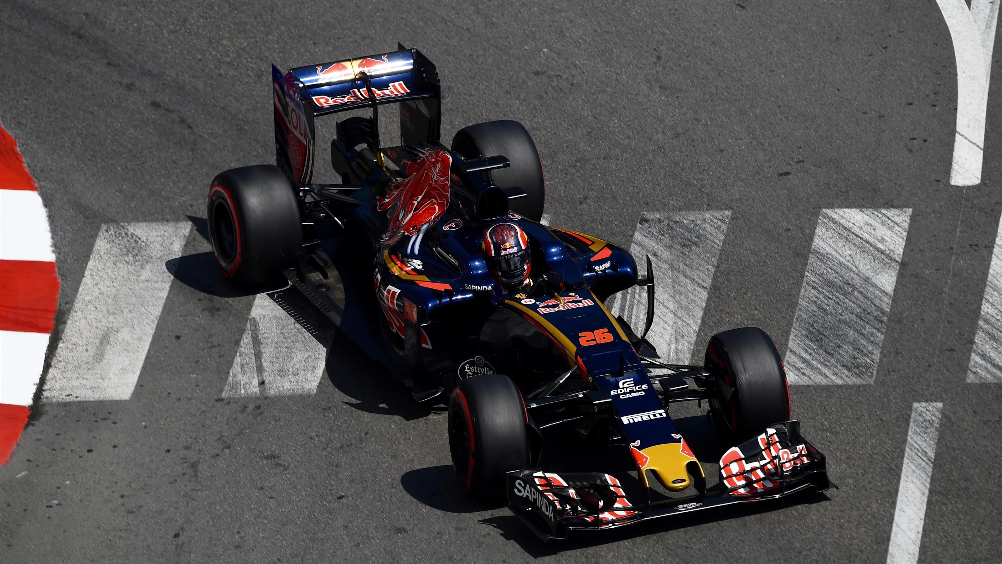 Daniil Kvyat (RUS) Scuderia Toro Rosso STR11 at Formula One World Championship, Rd6, Monaco Grand
