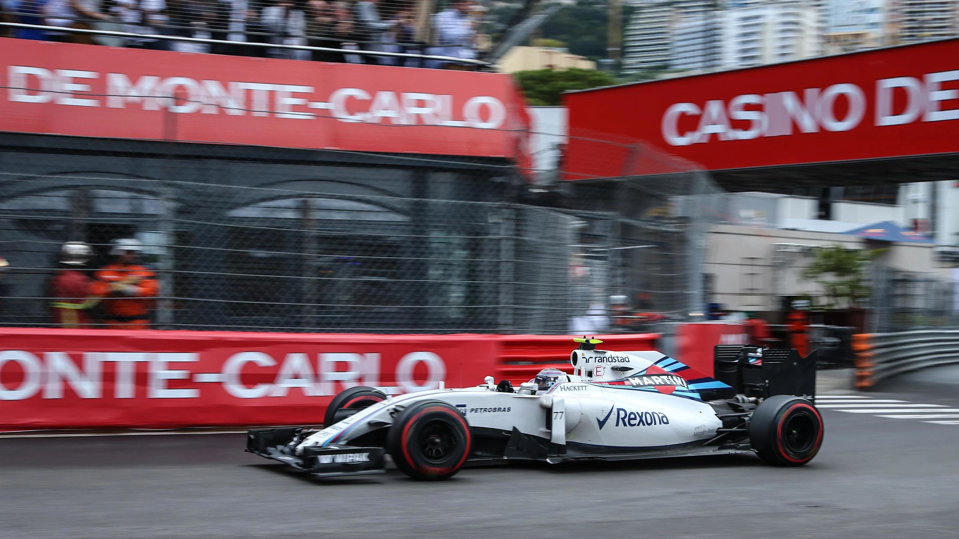 Valtteri Bottas (FIN) Williams FW38 at Formula One World Championship, Rd6, Monaco Grand Prix,