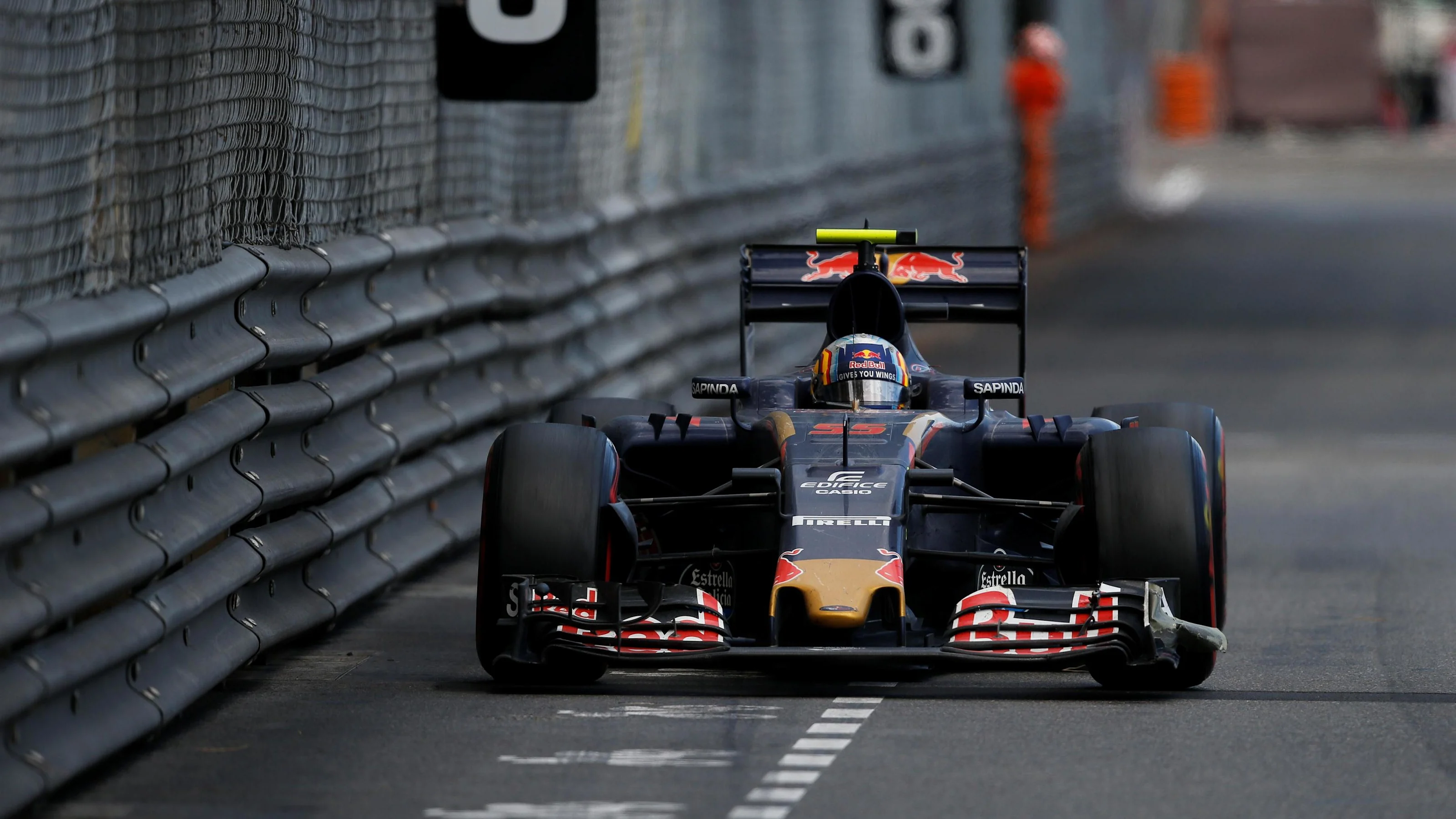 Carlos Sainz jr (ESP) Scuderia Toro Rosso STR11 at Formula One World Championship, Rd6, Monaco
