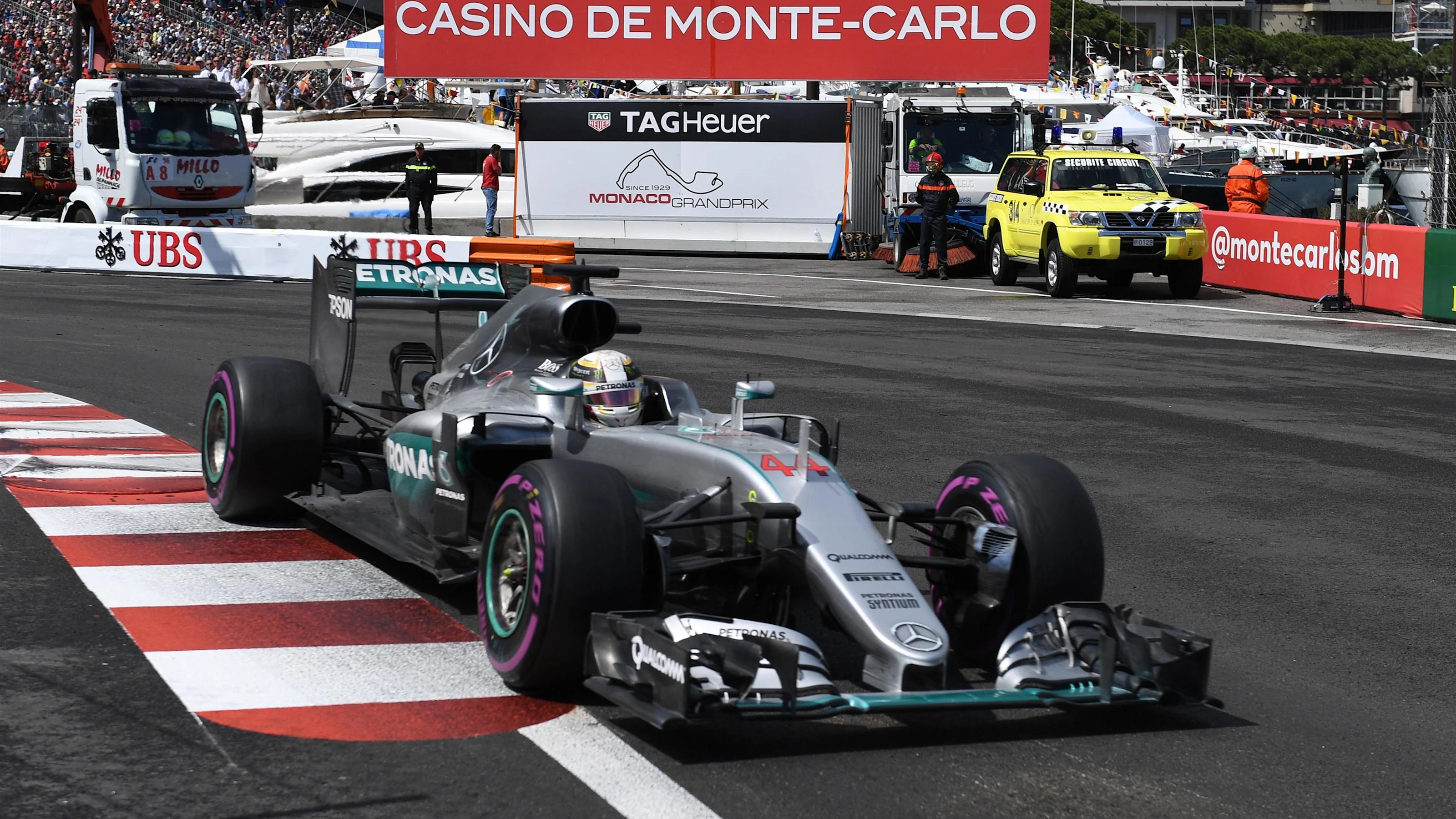 Lewis Hamilton (GBR) Mercedes-Benz F1 W07 Hybrid at Formula One World Championship, Rd6, Monaco