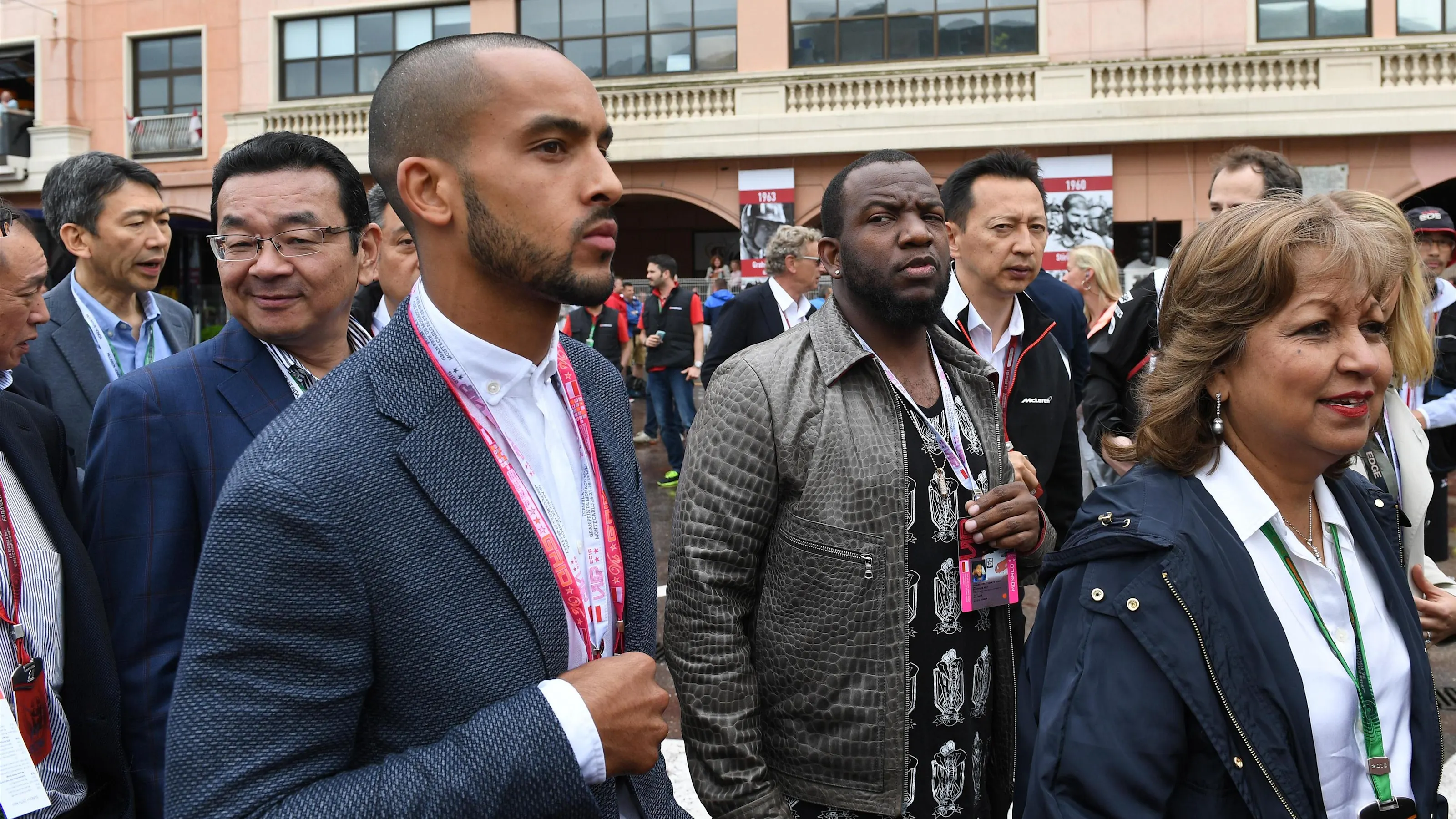 Theo Walcott (GBR) Footballer at Formula One World Championship, Rd6, Monaco Grand Prix, Race,