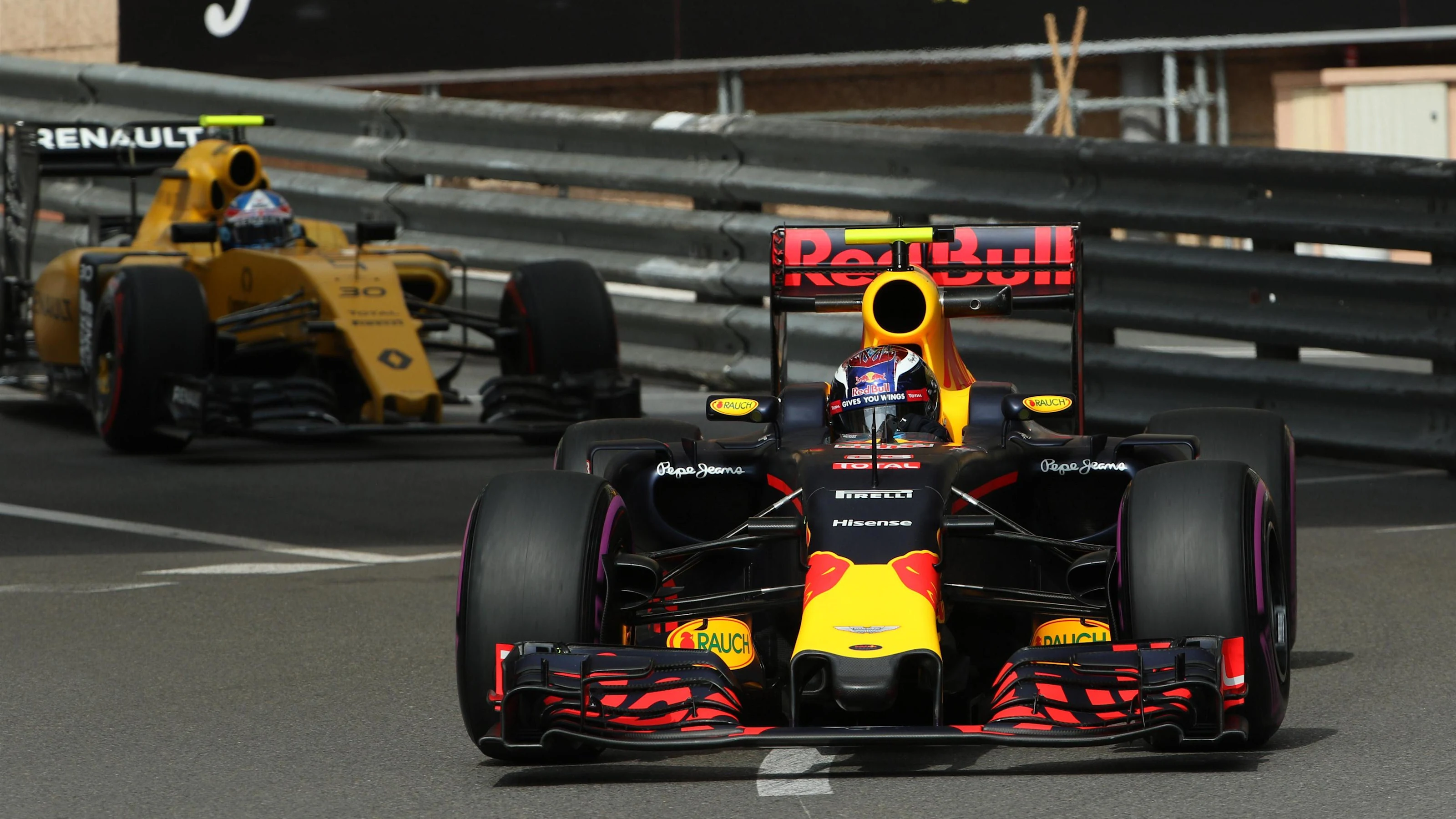 Max Verstappen (NED) Red Bull Racing RB12 at Formula One World Championship, Rd6, Monaco Grand