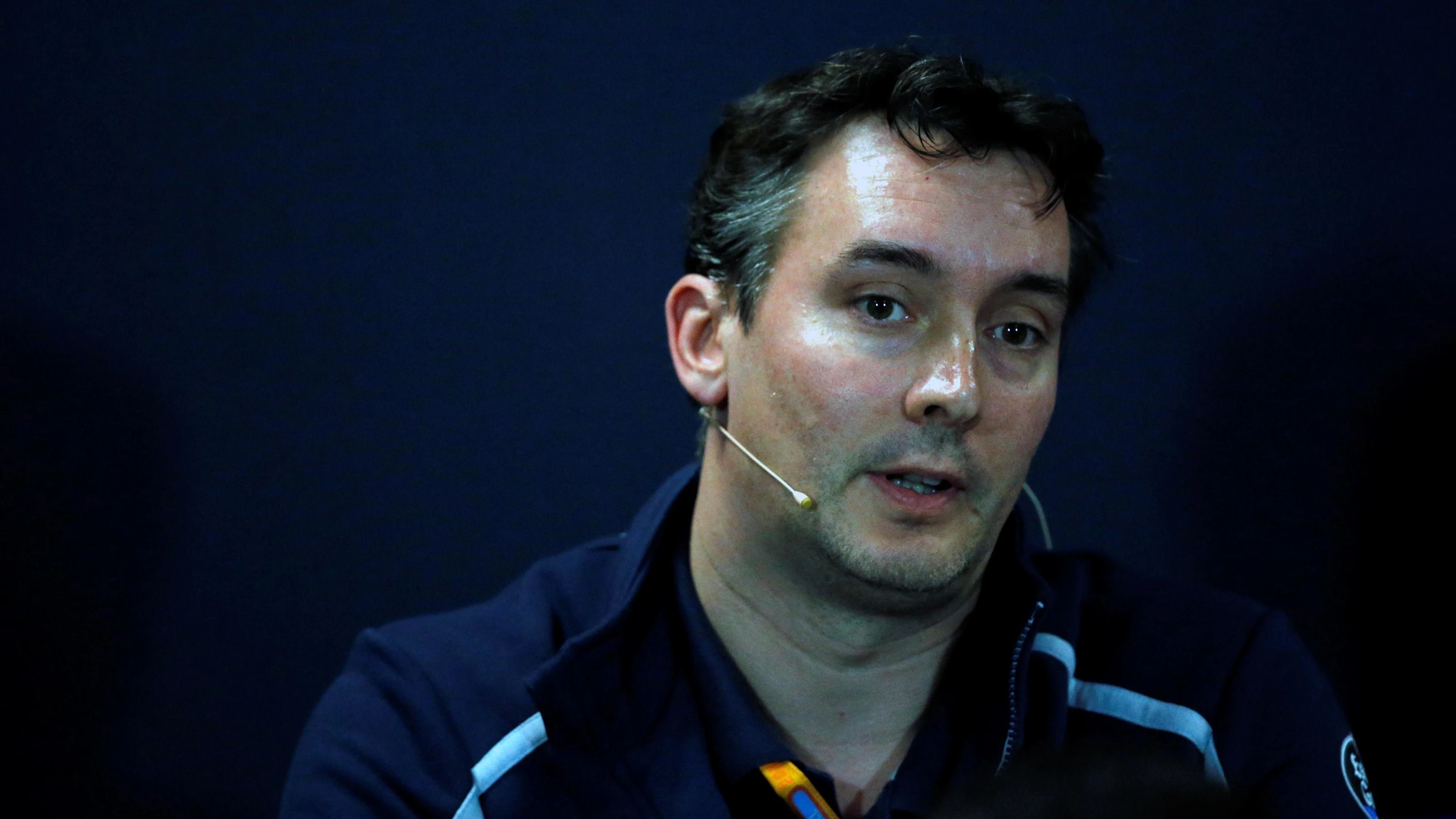 James Key (GBR) Scuderia Toro Rosso Technical Director in the Press Conference at Formula One World