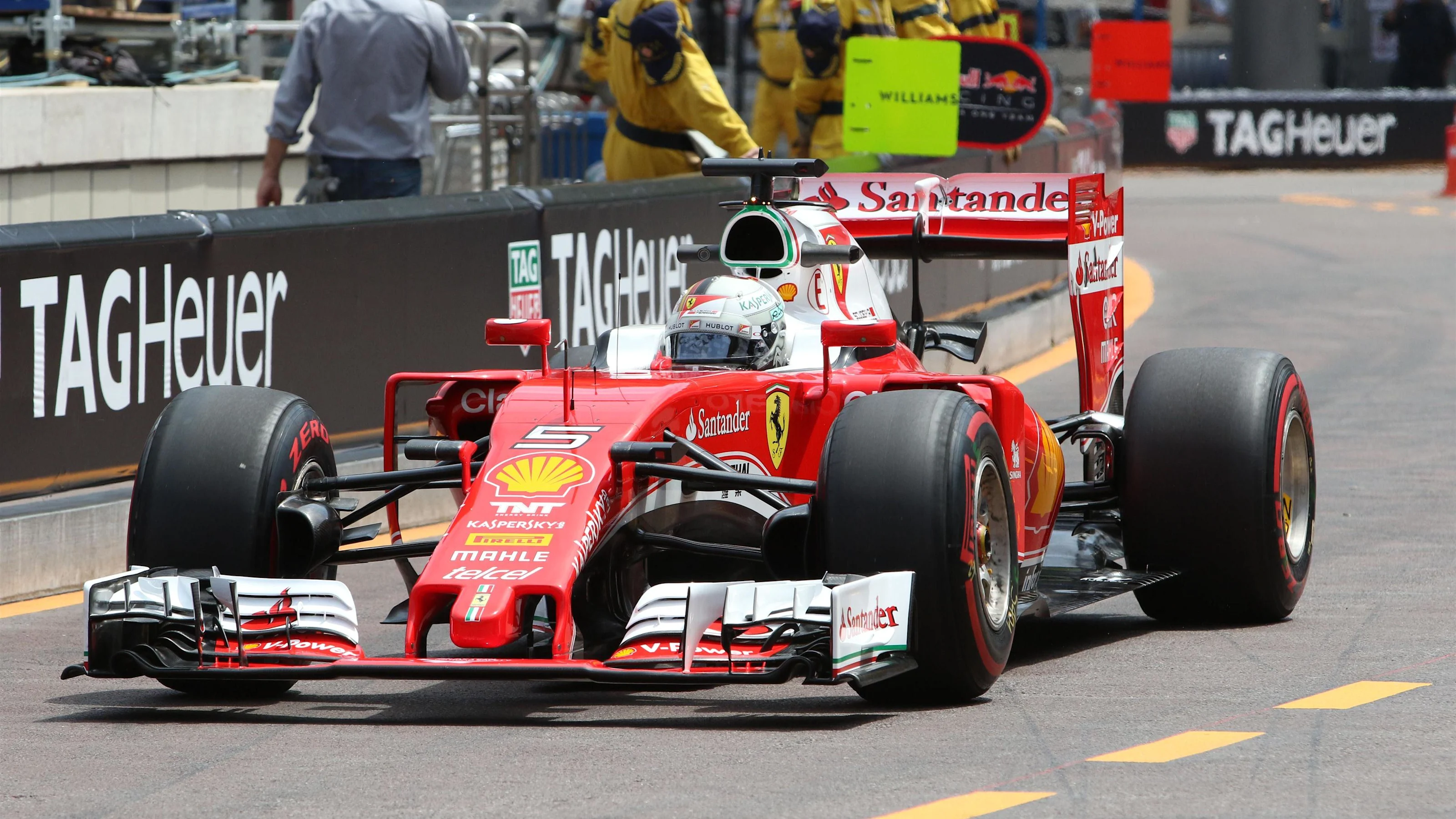 Sebastian Vettel (GER) Ferrari SF16-H at Formula One World Championship, Rd6, Monaco Grand Prix,