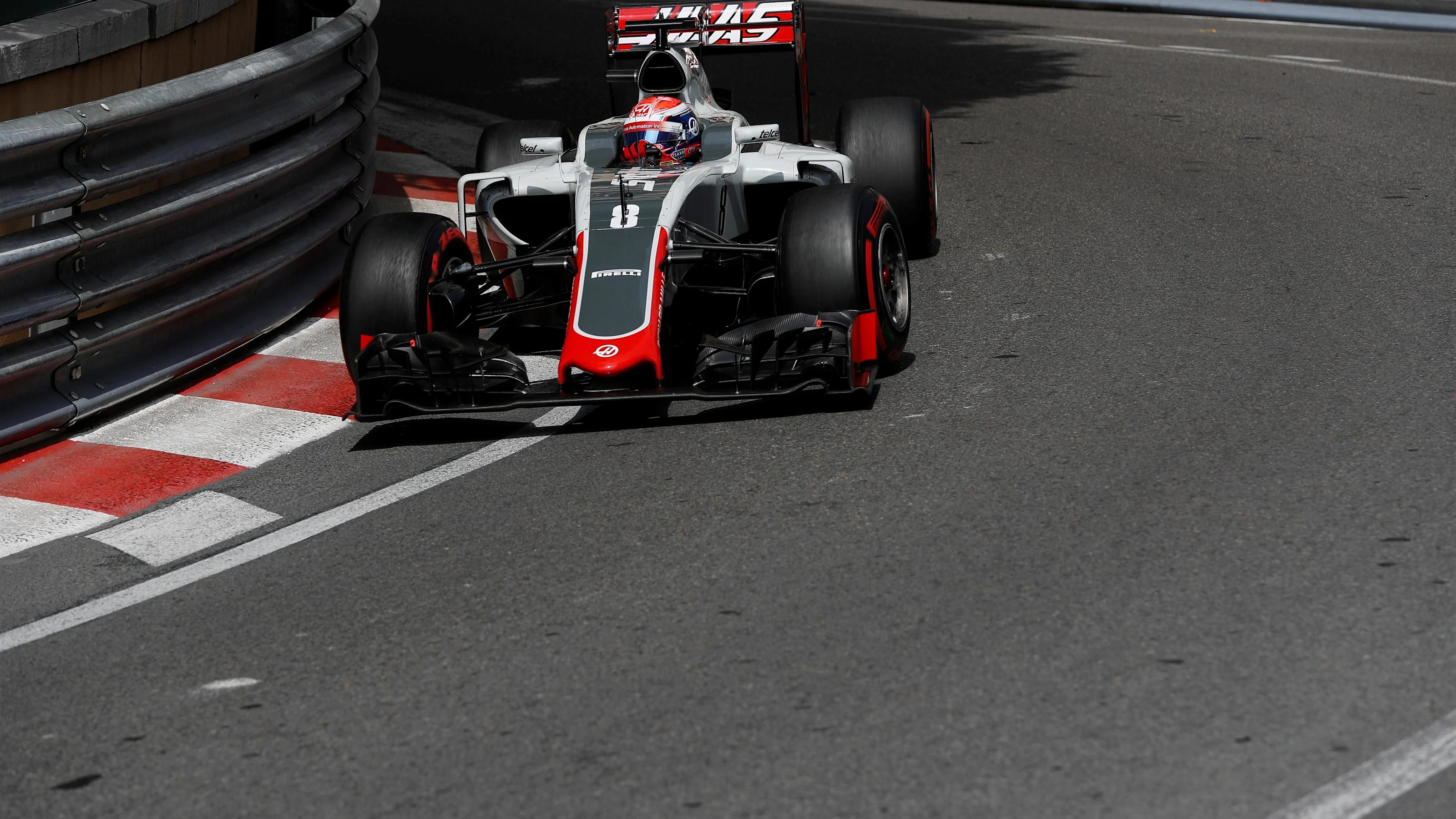 Romain Grosjean (FRA) Haas VF-16 at Formula One World Championship, Rd6, Monaco Grand Prix,